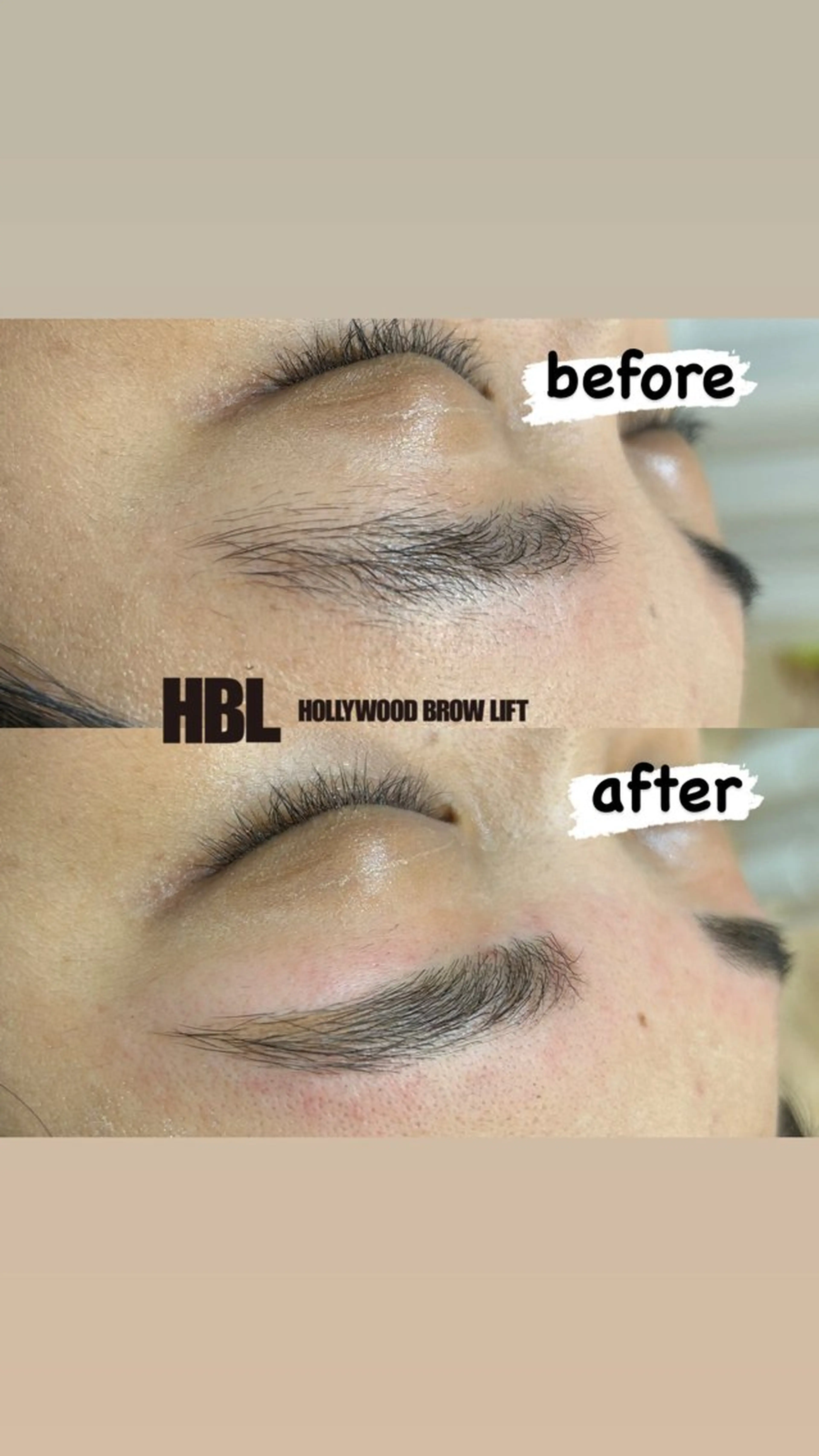 アイブロウ ハリウッドブロウリフト petitchou eyelashのマツエク・マツパデザイン