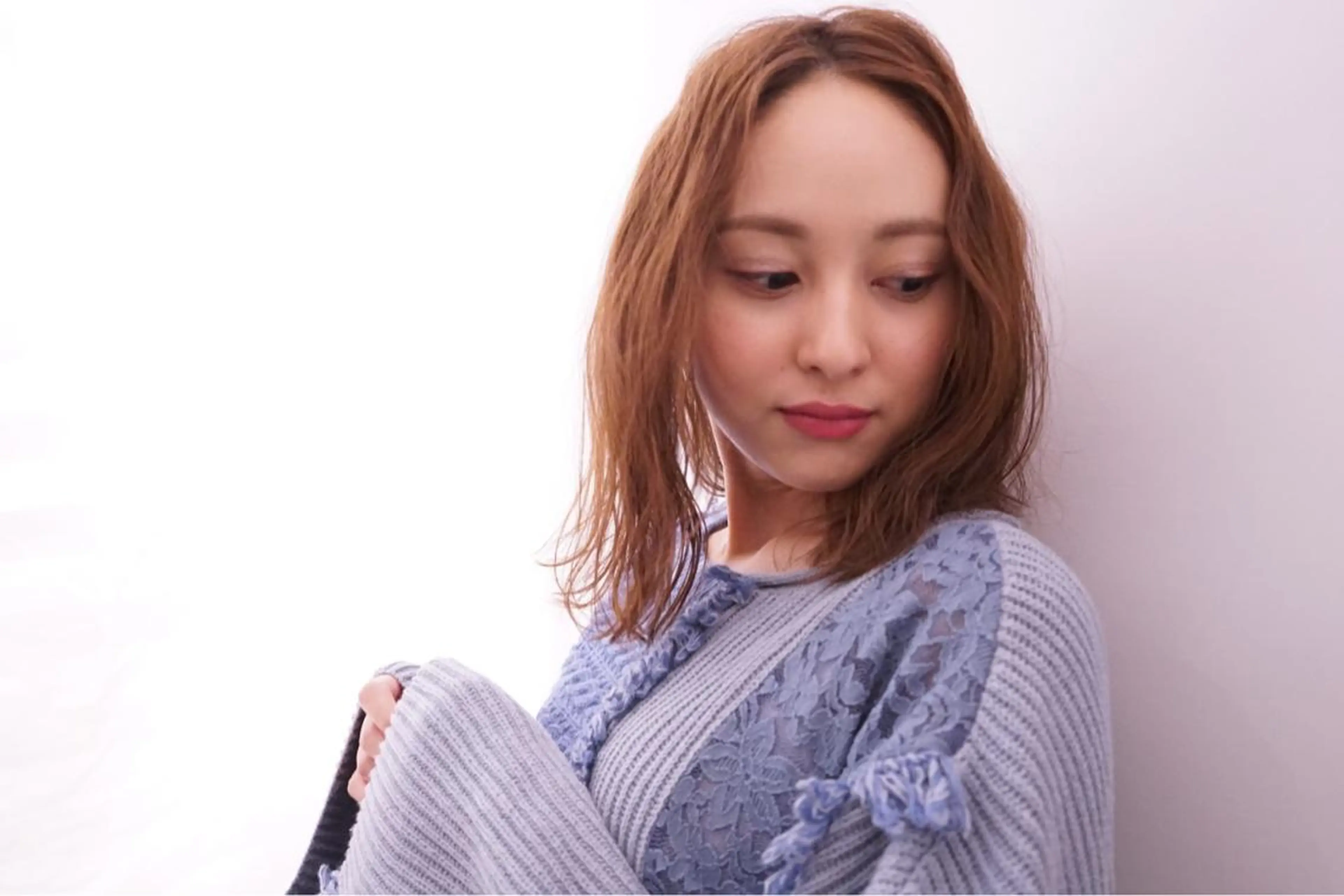 セミロング カラー パーマ ヘアアレンジ セミロングパーマ ベージュカラー ブラウンカラー ブラウンベージュ カット ヘアカラー 可愛いを作る神 ナオヒロのヘアスタイル