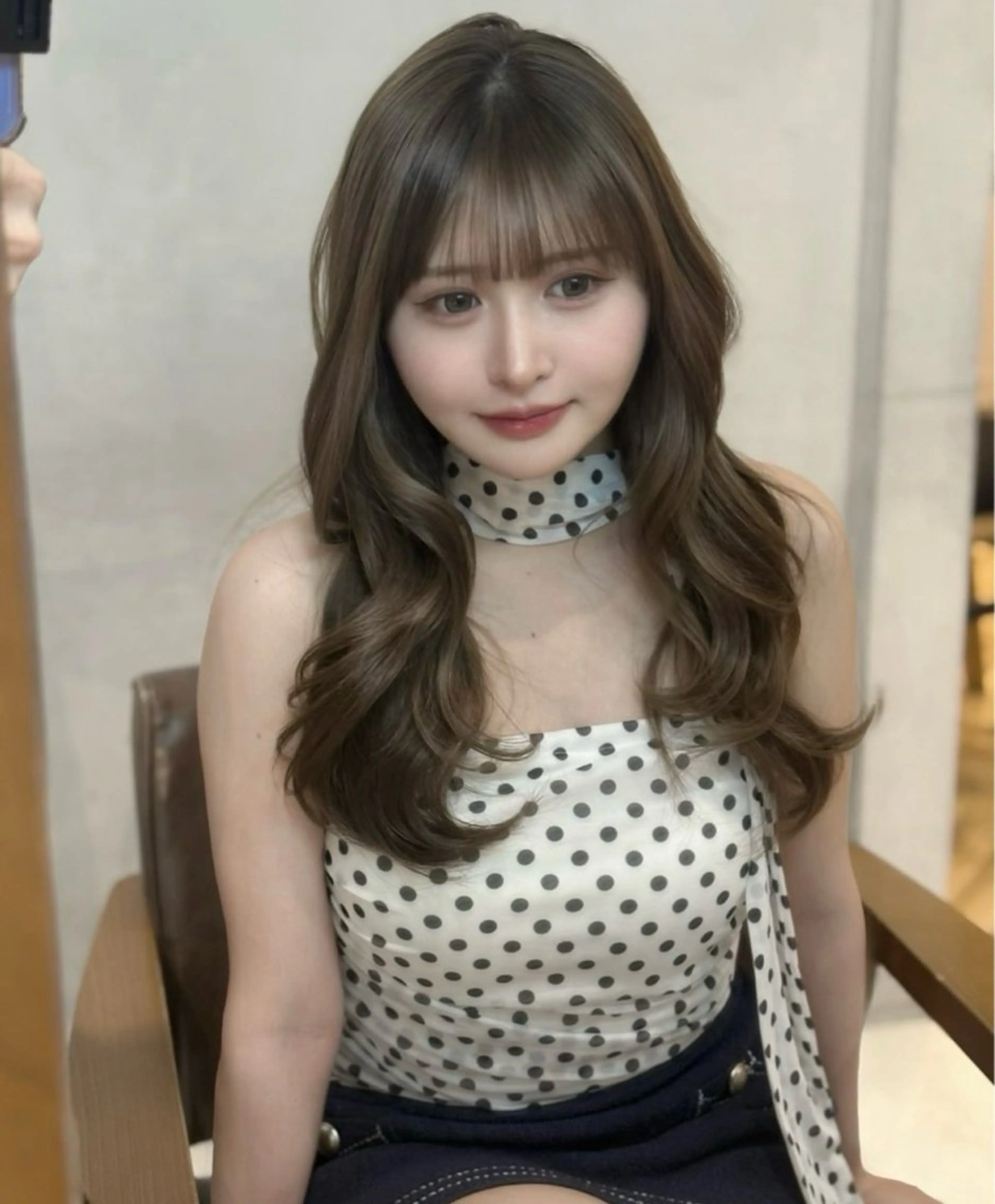 ロング カラー ヘアアレンジ Salowin原宿ash所属・‎透明感×艶髪 ‎🫒maki🎀のヘアスタイル