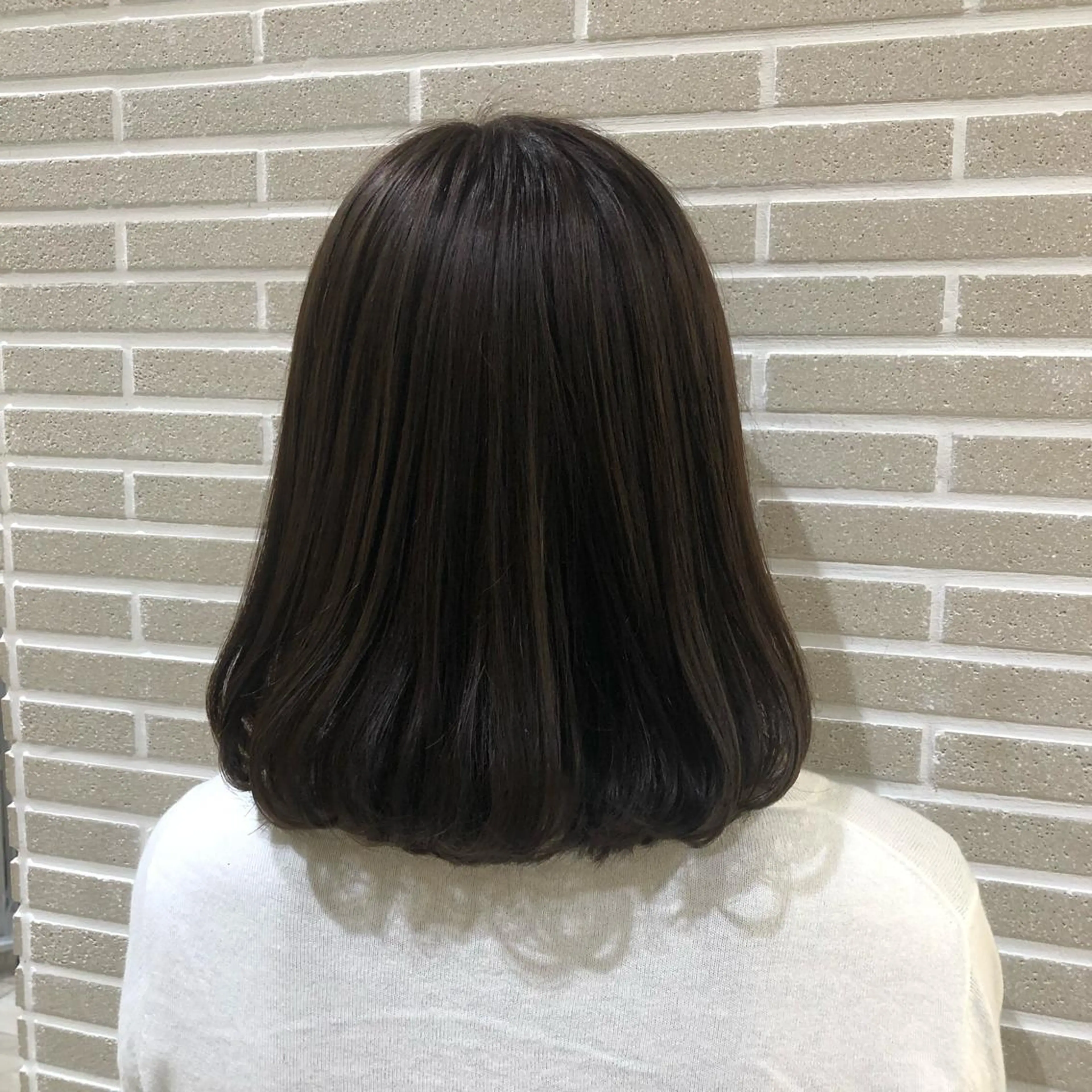 ミディアム カット トリートメント 植田 菜月のヘアスタイル