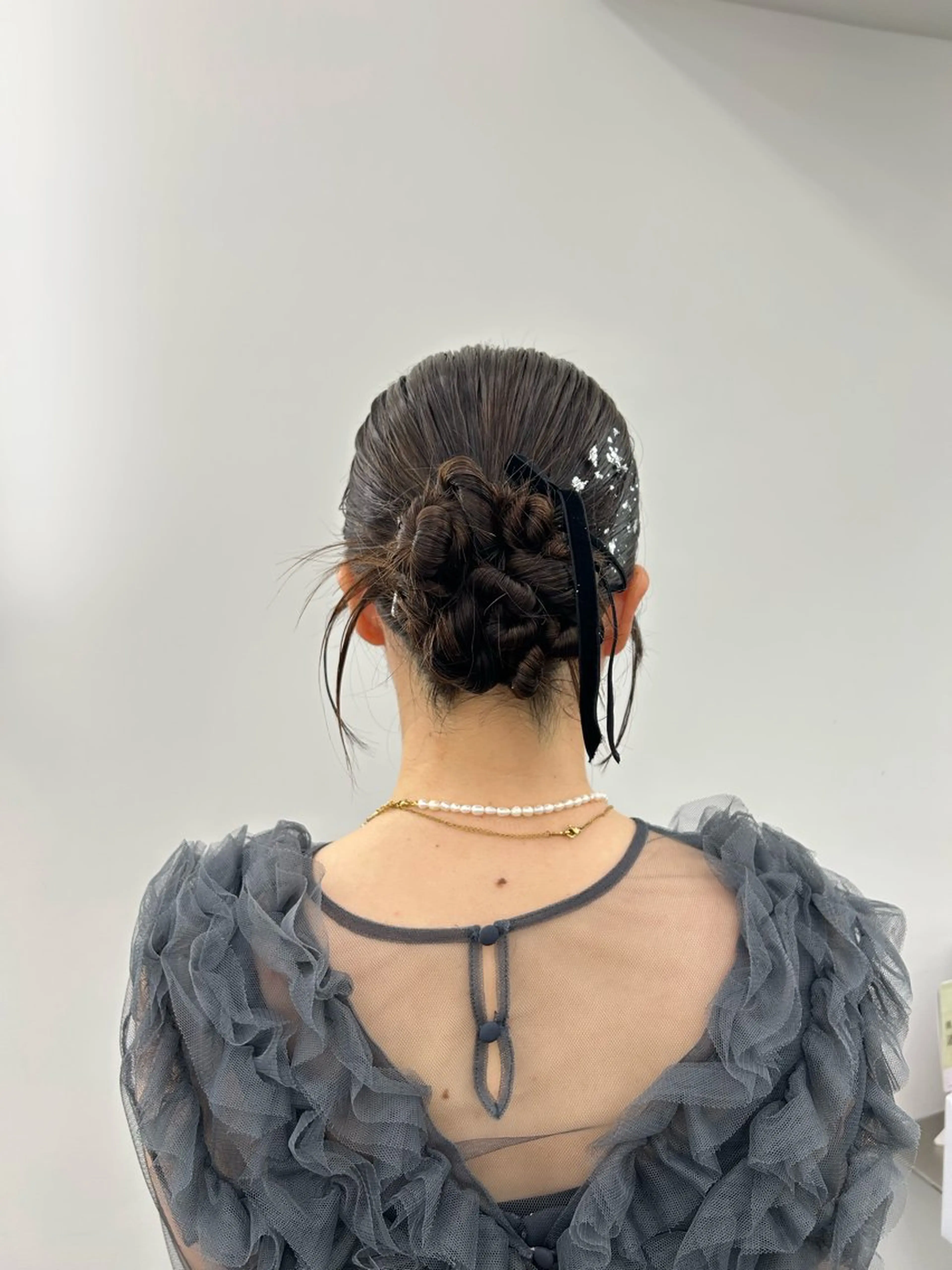 ロング ヘアセット 韓国ヘア/顔周り ヘアセット/加藤優里のヘアスタイル