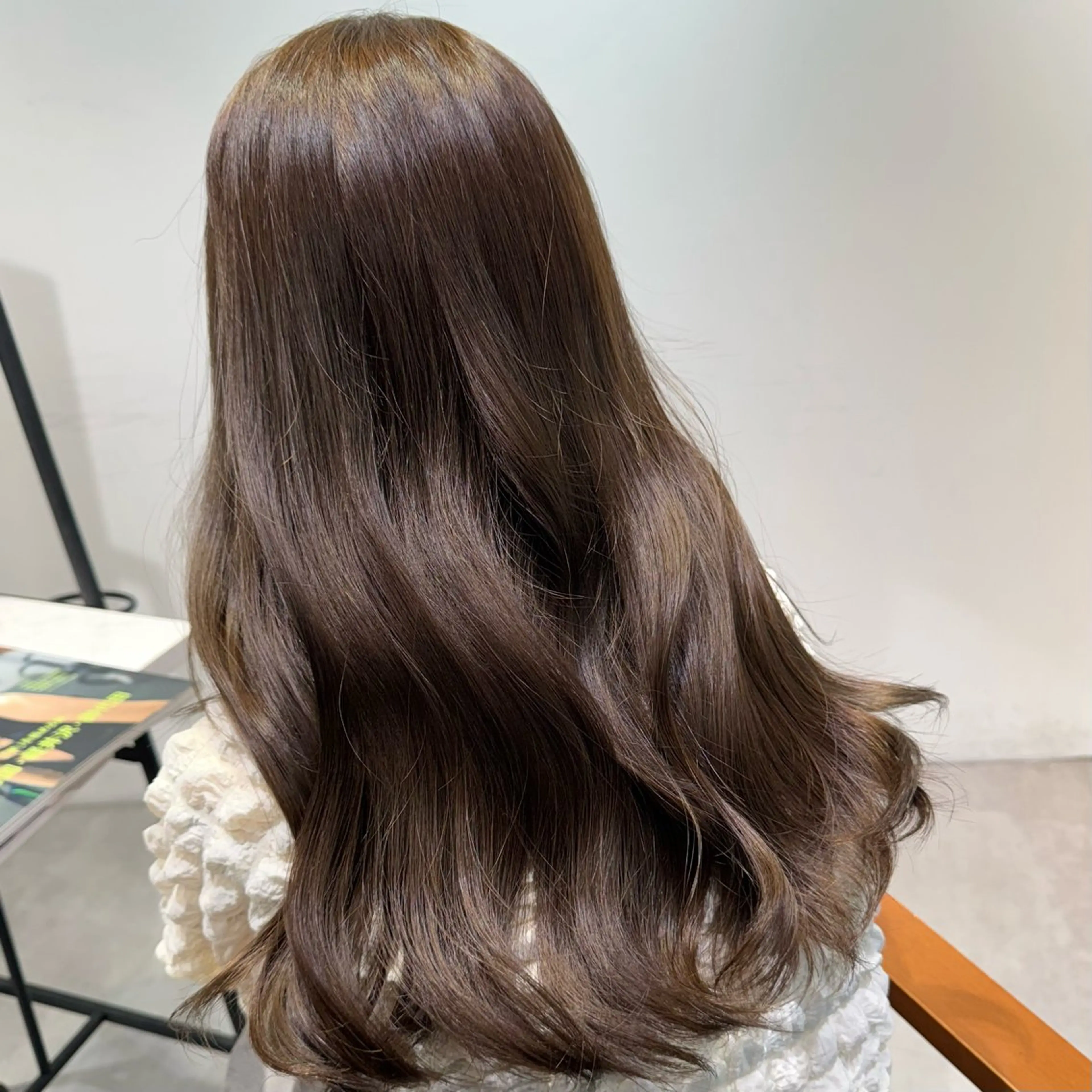 ロング カラー ヘアアレンジ ブリーチなしカラー /ベージュ/安形翔のヘアスタイル