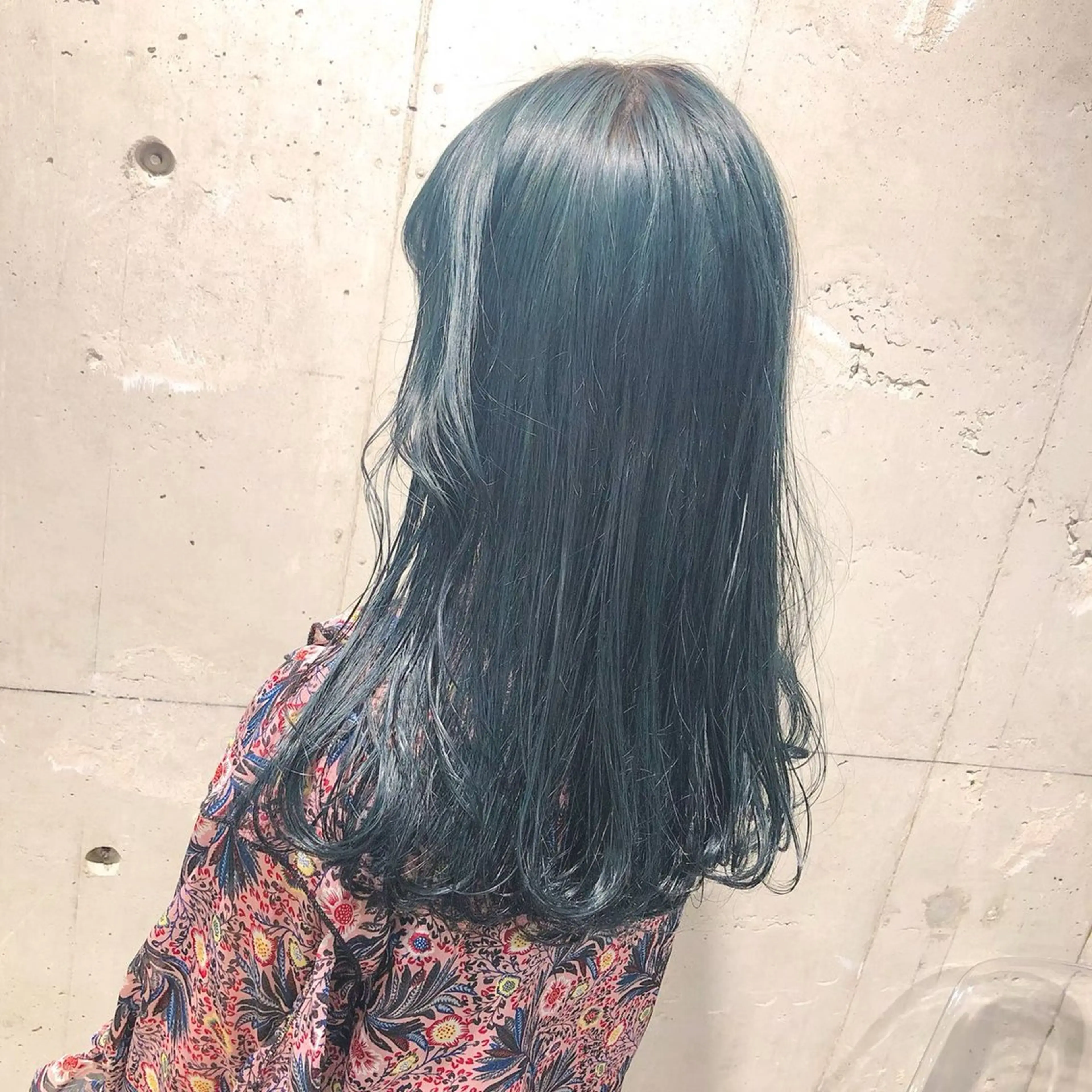 セミロング カラー ダブルカラー特化💖 韓国ヘア💖りくのヘアスタイル