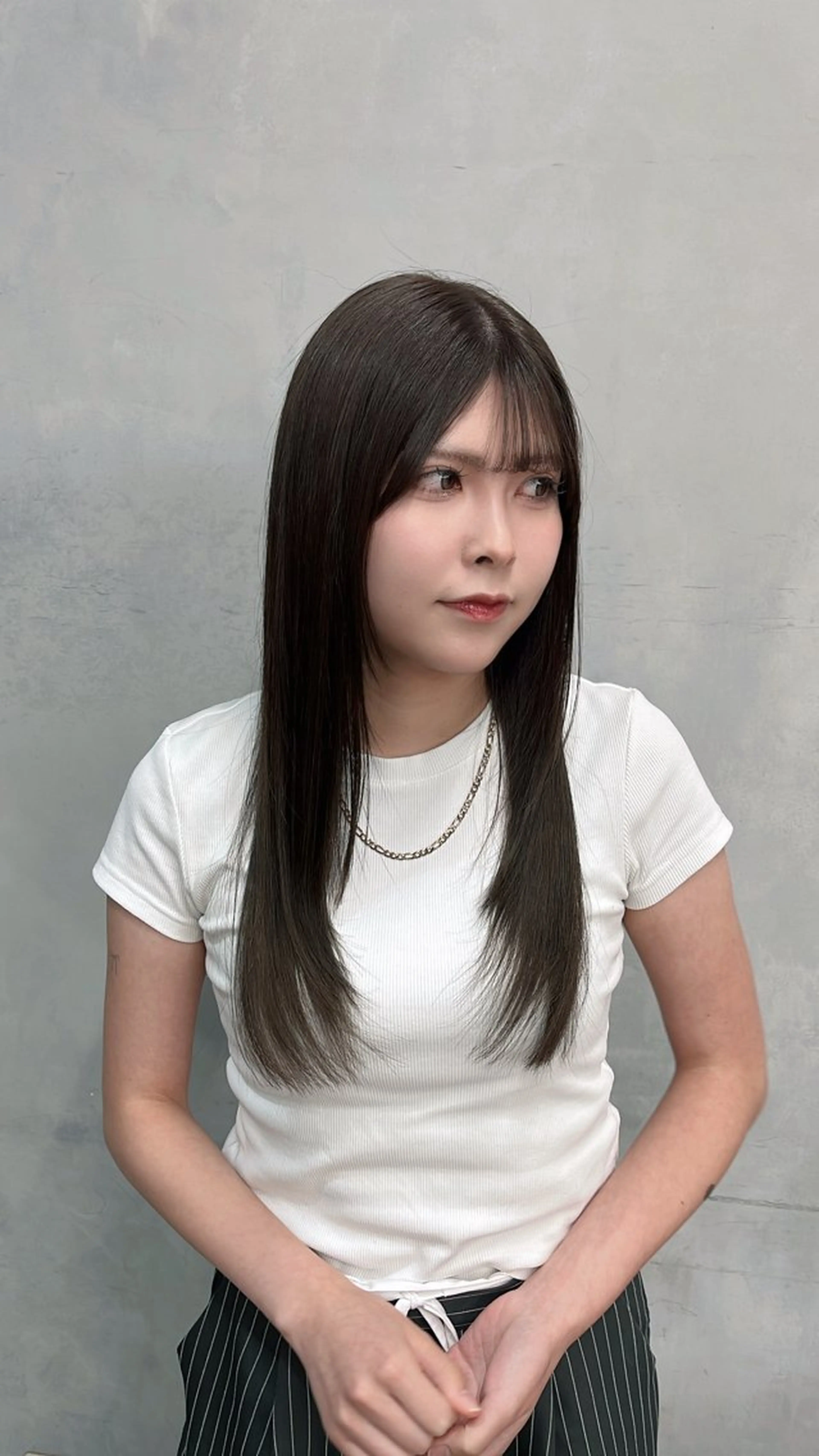 ロング ヘアカラー 首藤 大翔のヘアスタイル