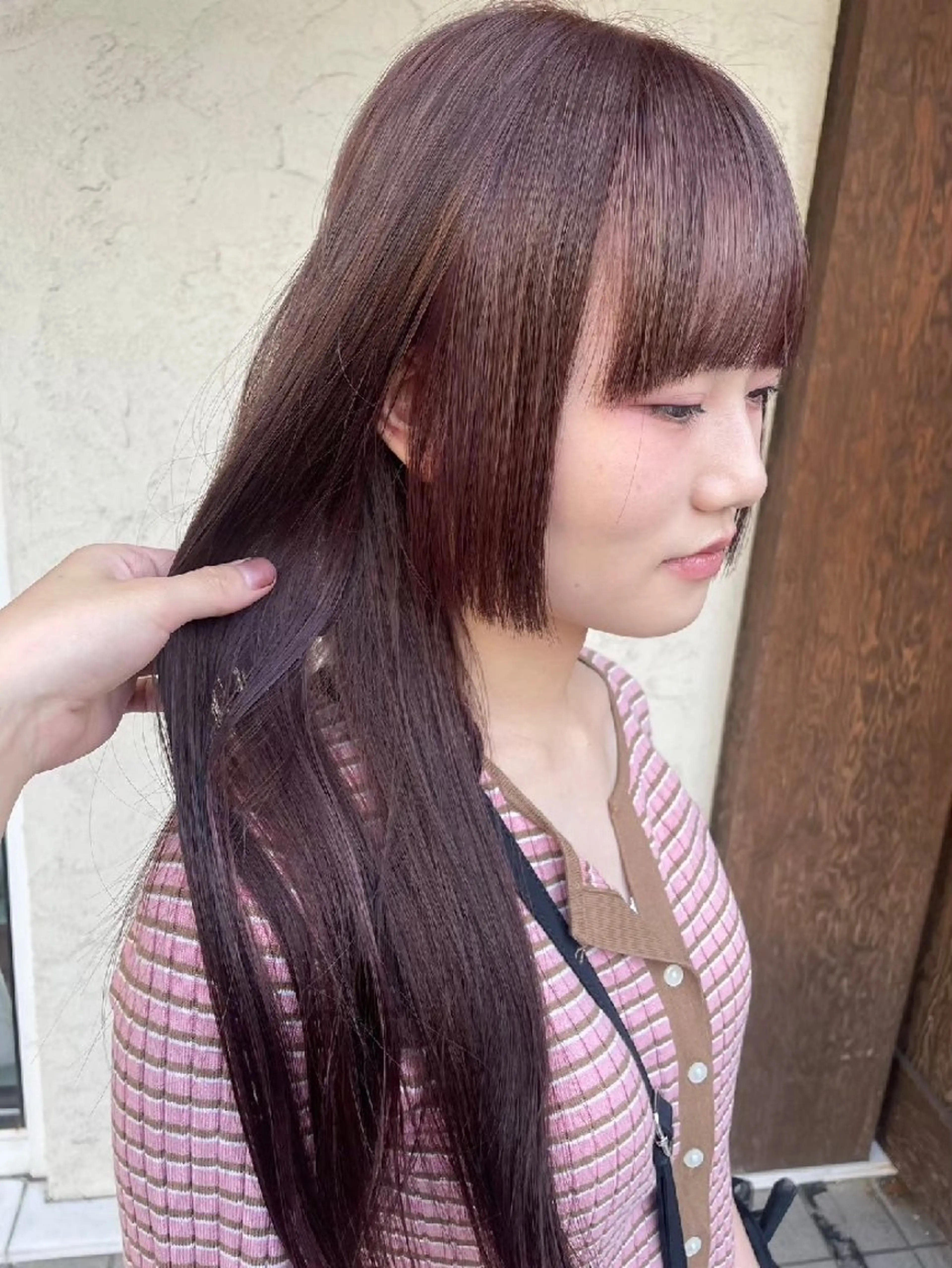 カラー ヘアカラー 束感まつぱ🥑🤍 NATUKI🤍のマツエク・マツパデザイン