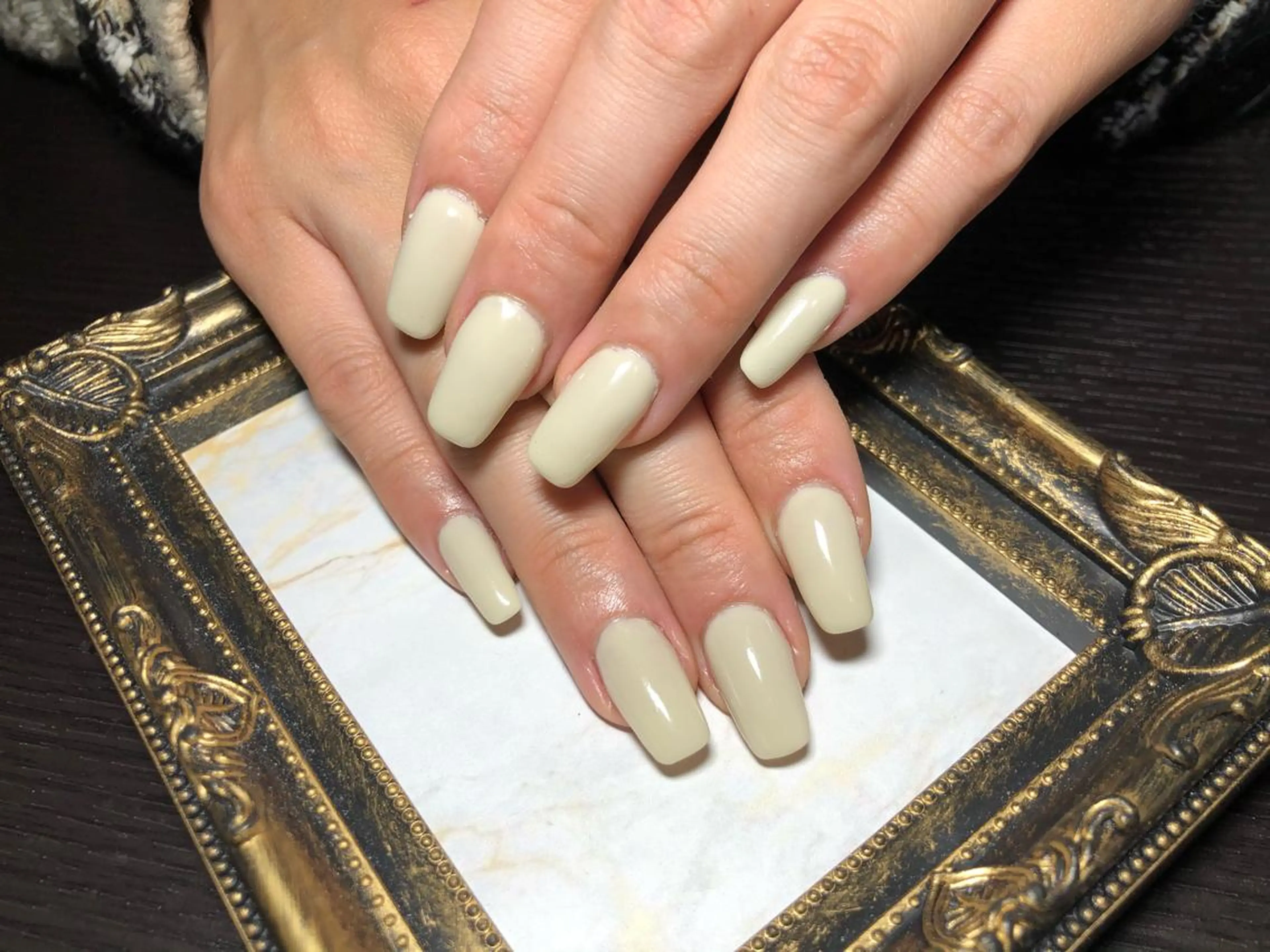 ネイル 長さ出し ワンカラーネイル Nail Salon Caco所属・Nail salon Caco.のネイルデザイン