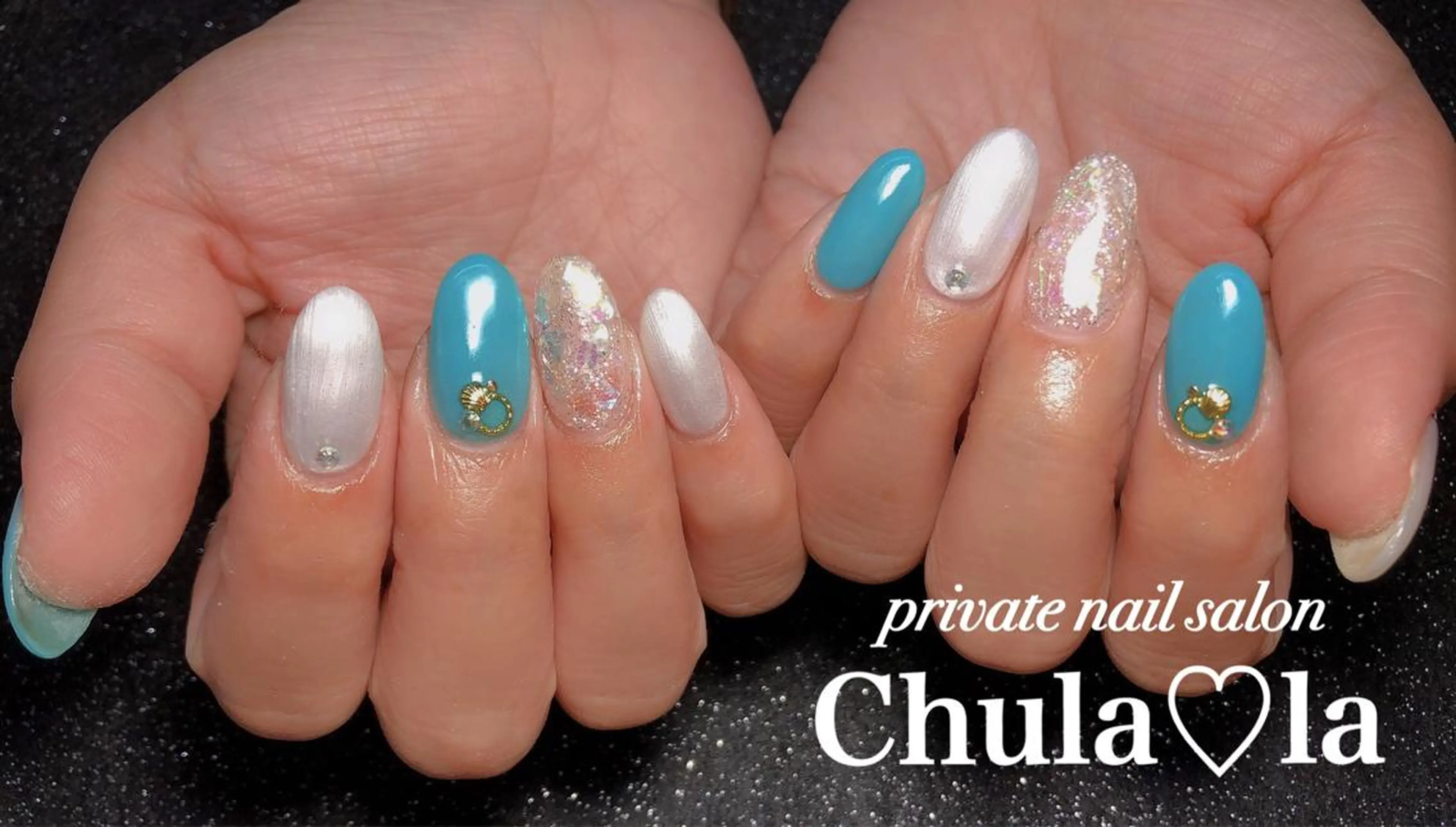 ネイル 持ち込み ハンドネイル Chula♡la 豊見城市高安のネイルデザイン