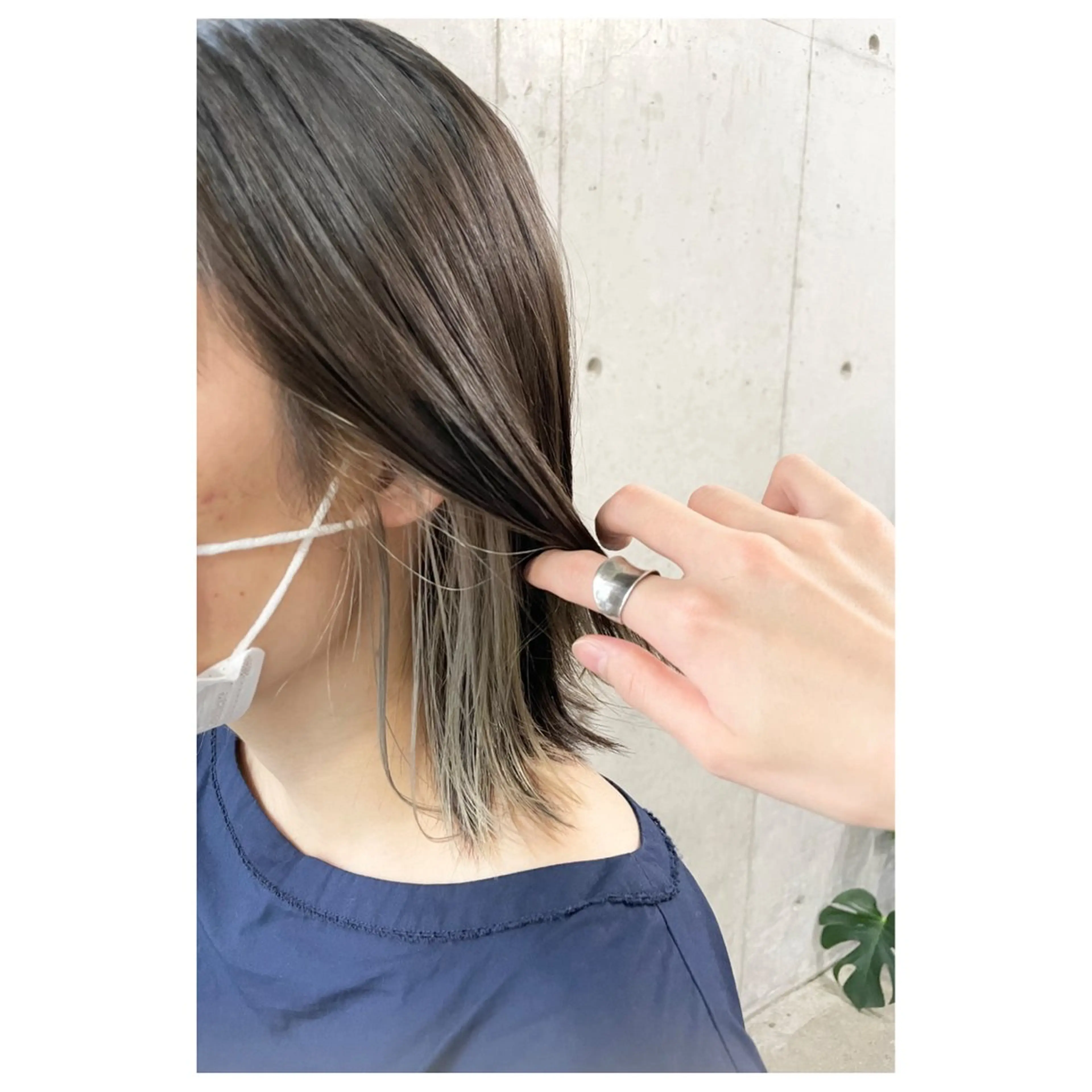 ミディアム カラー パーマ ヘアアレンジ メンズ キッズ ヘアカラー TopStylist ✂︎ Azumaのヘアスタイル