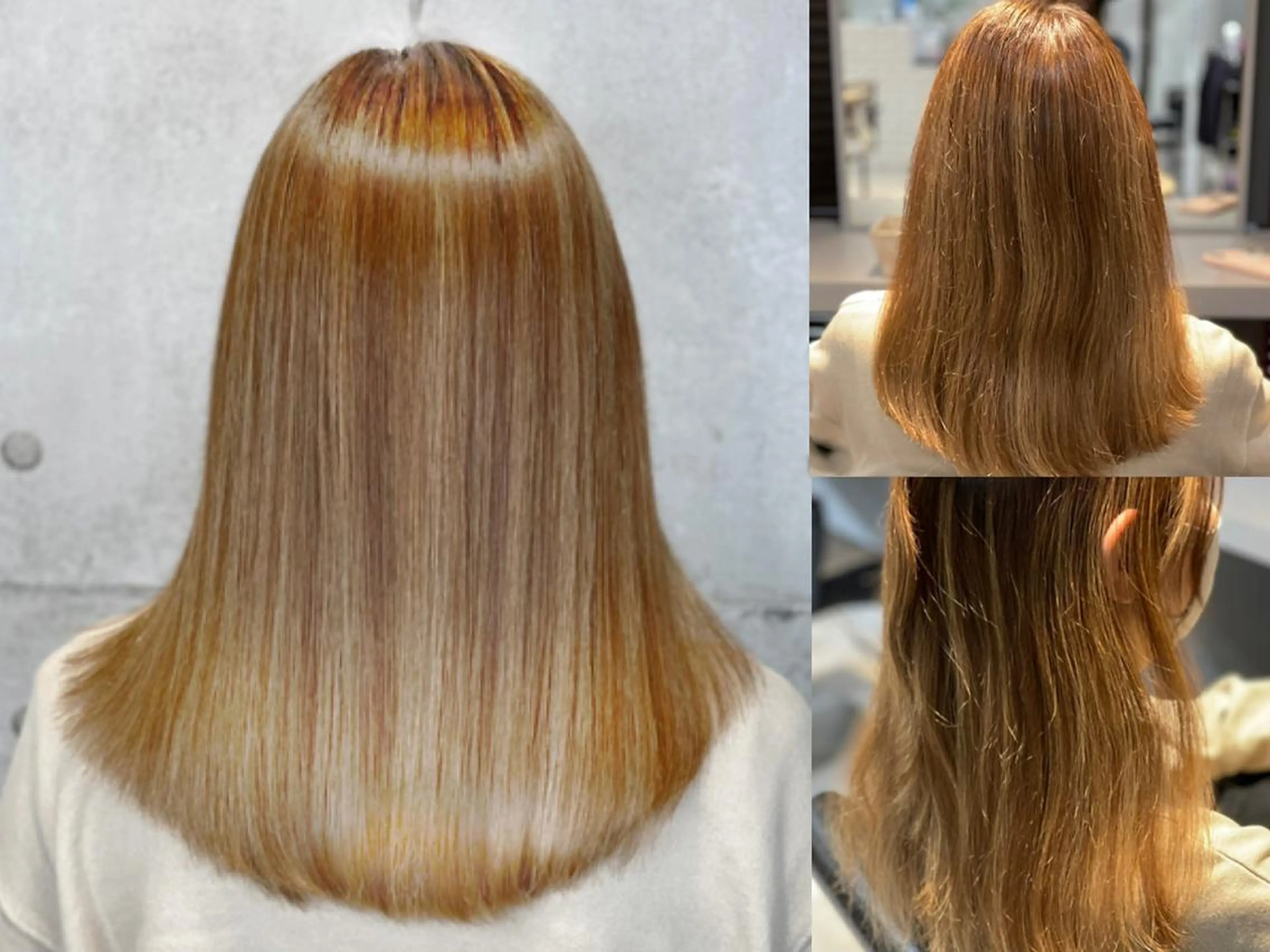 【ブリーチ毛にも対応✨極上髪質改善】酸性縮毛矯正＋TOKIOトリートメントリミテッド＋カット💕💕#ブリーチ縮毛#美髪の写真