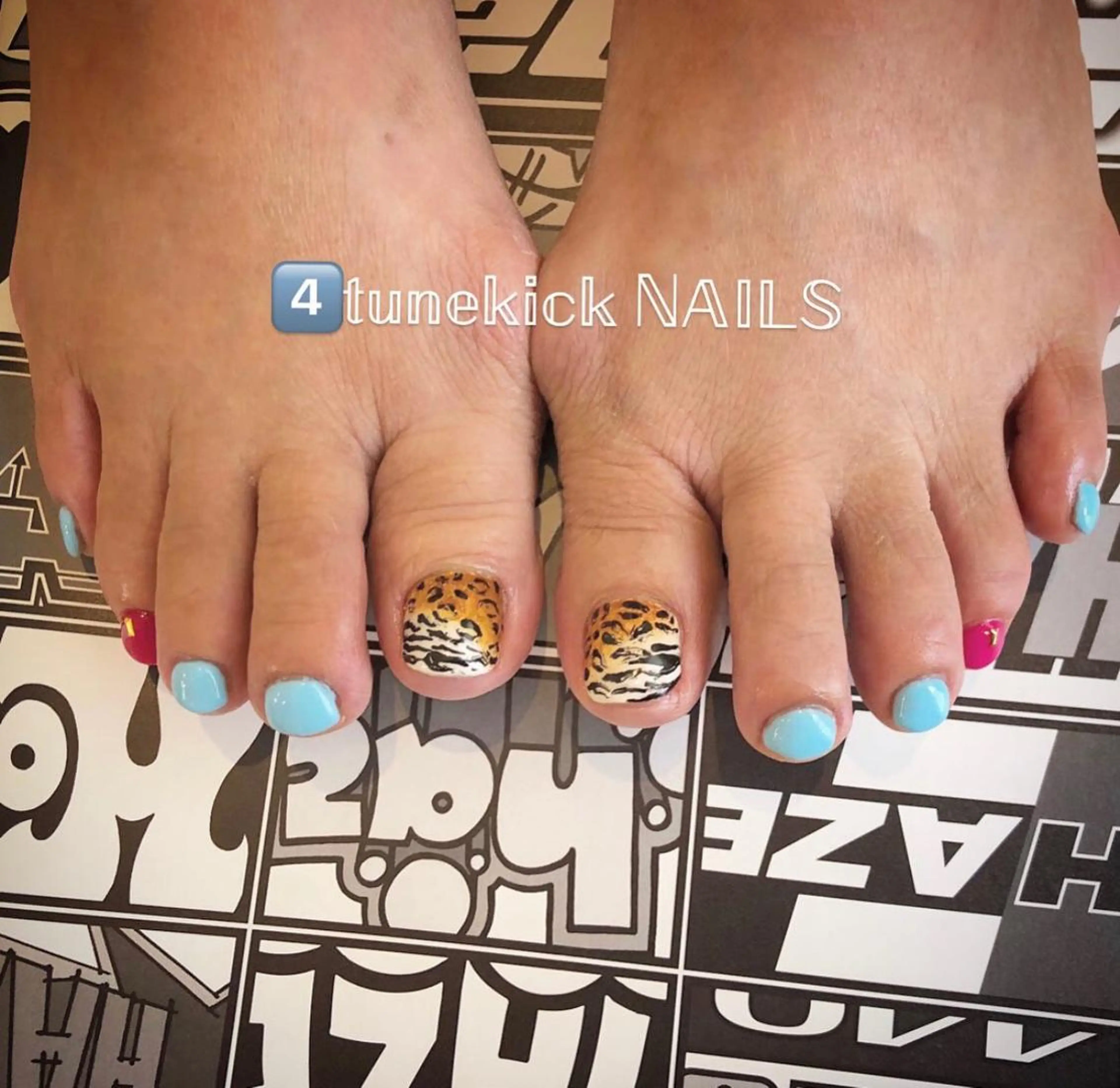 デザインネイル(持ち込み画像)の写真