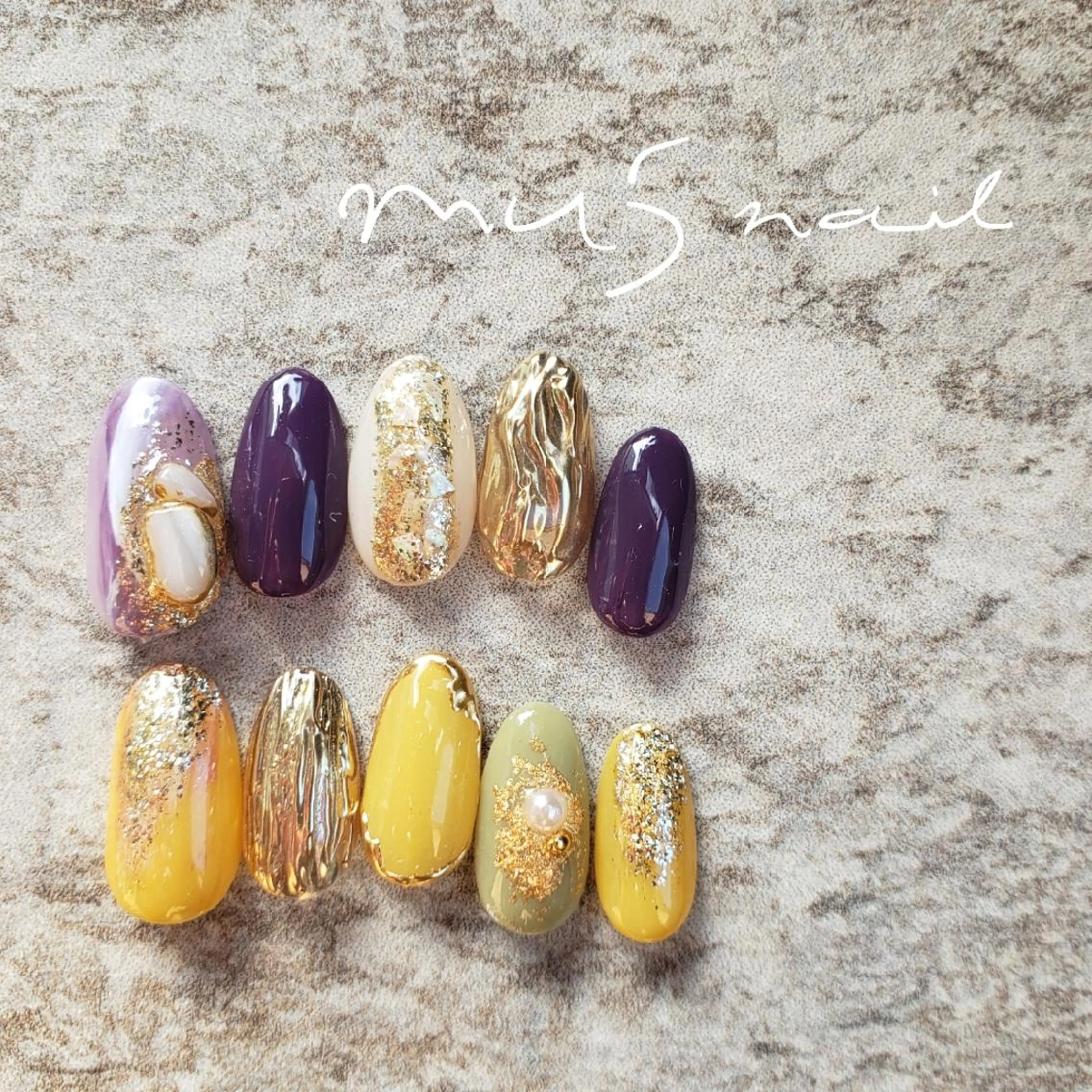 ネイル 成人式 ネイルチップ MU5-nail 金山ネイルサロンのネイルデザイン