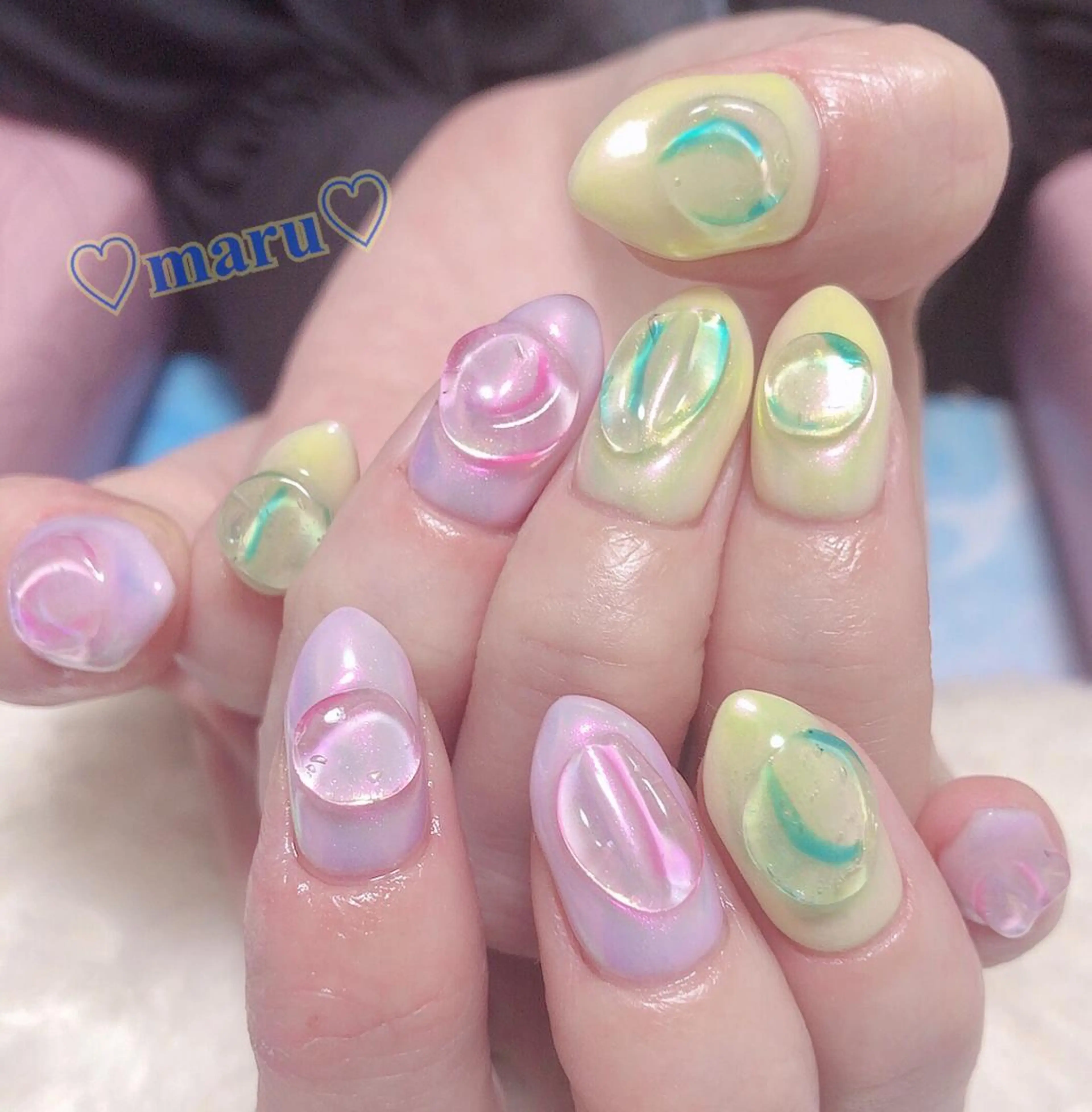 ネイル ハンドネイル フットネイル まるみ ♡のネイルデザイン