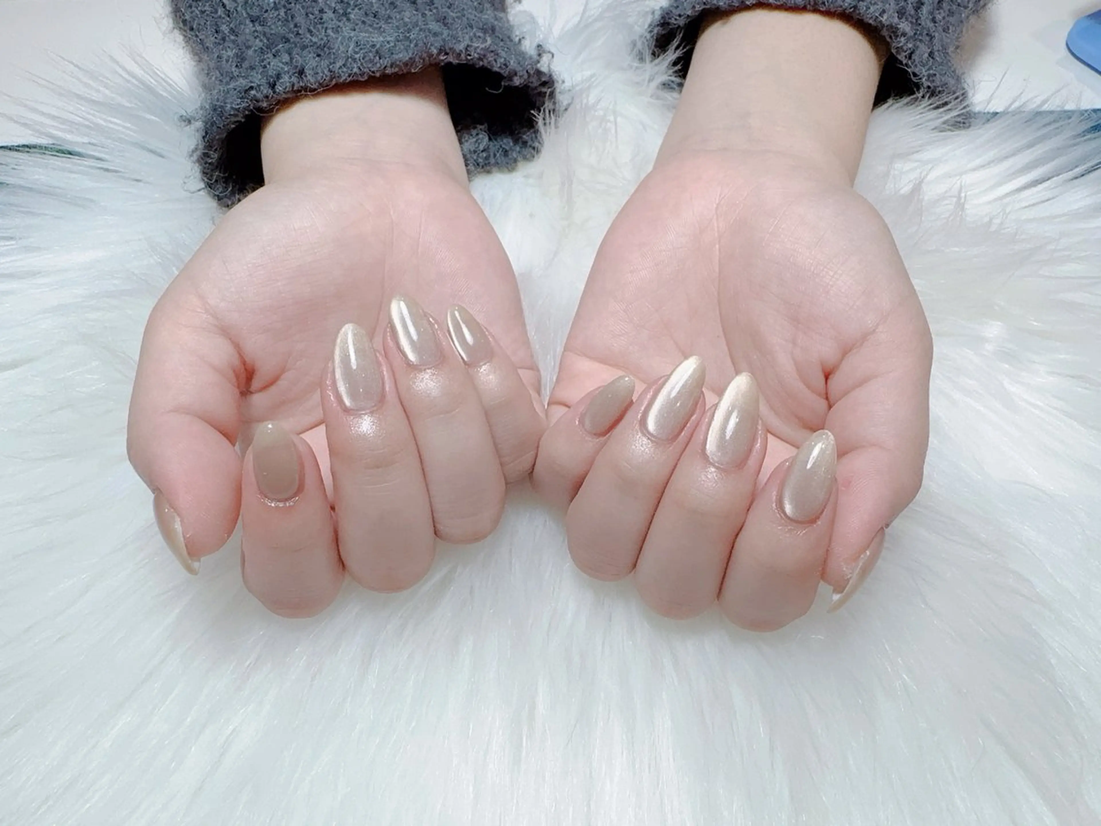 初回/自店ジェルオフ無料）チップ長さ出しワンカラーorマグネットの写真