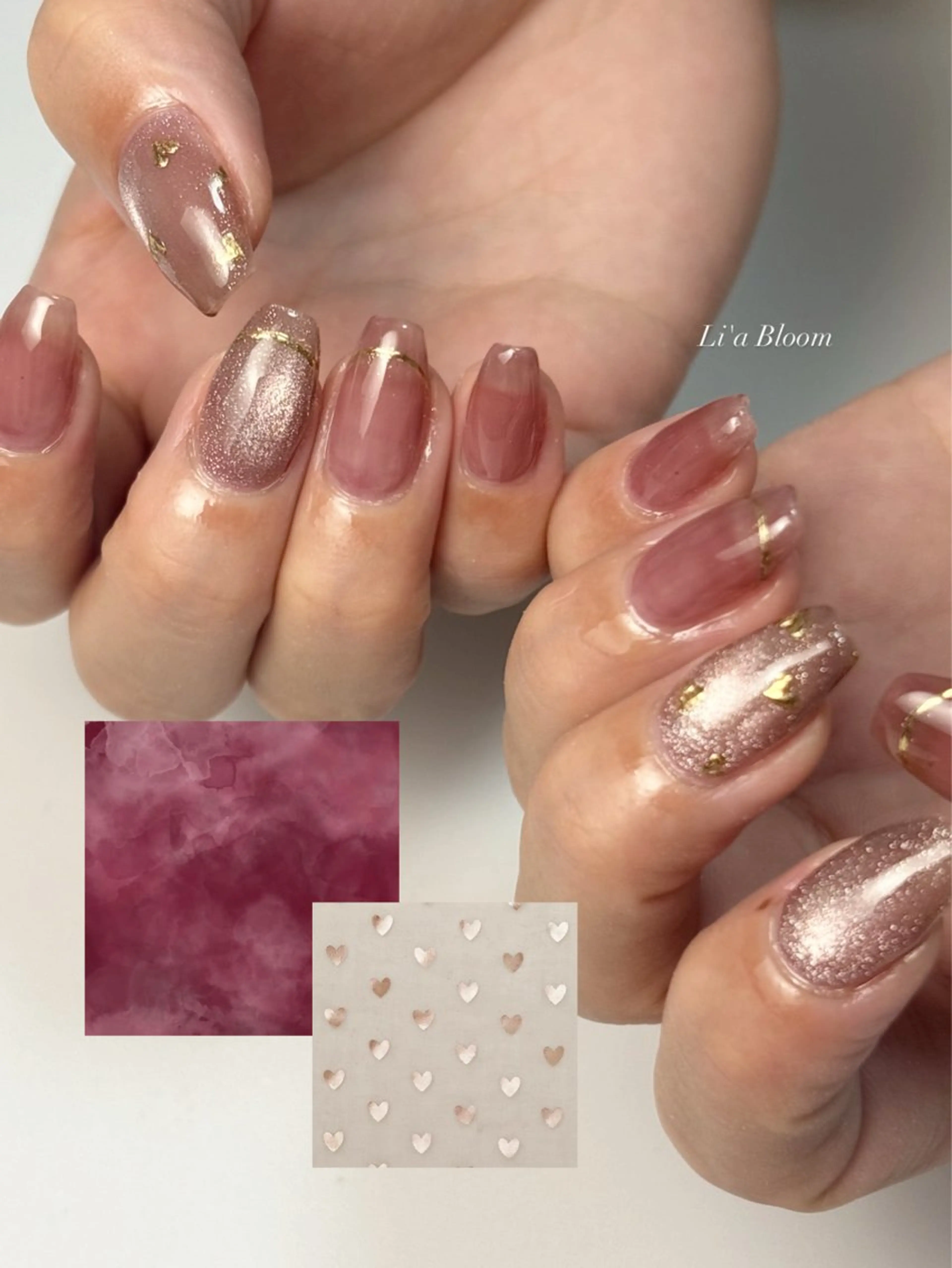ネイル ハンドネイル Li'a Bloom所属・🦋🤍 madoka🤍のネイルデザイン