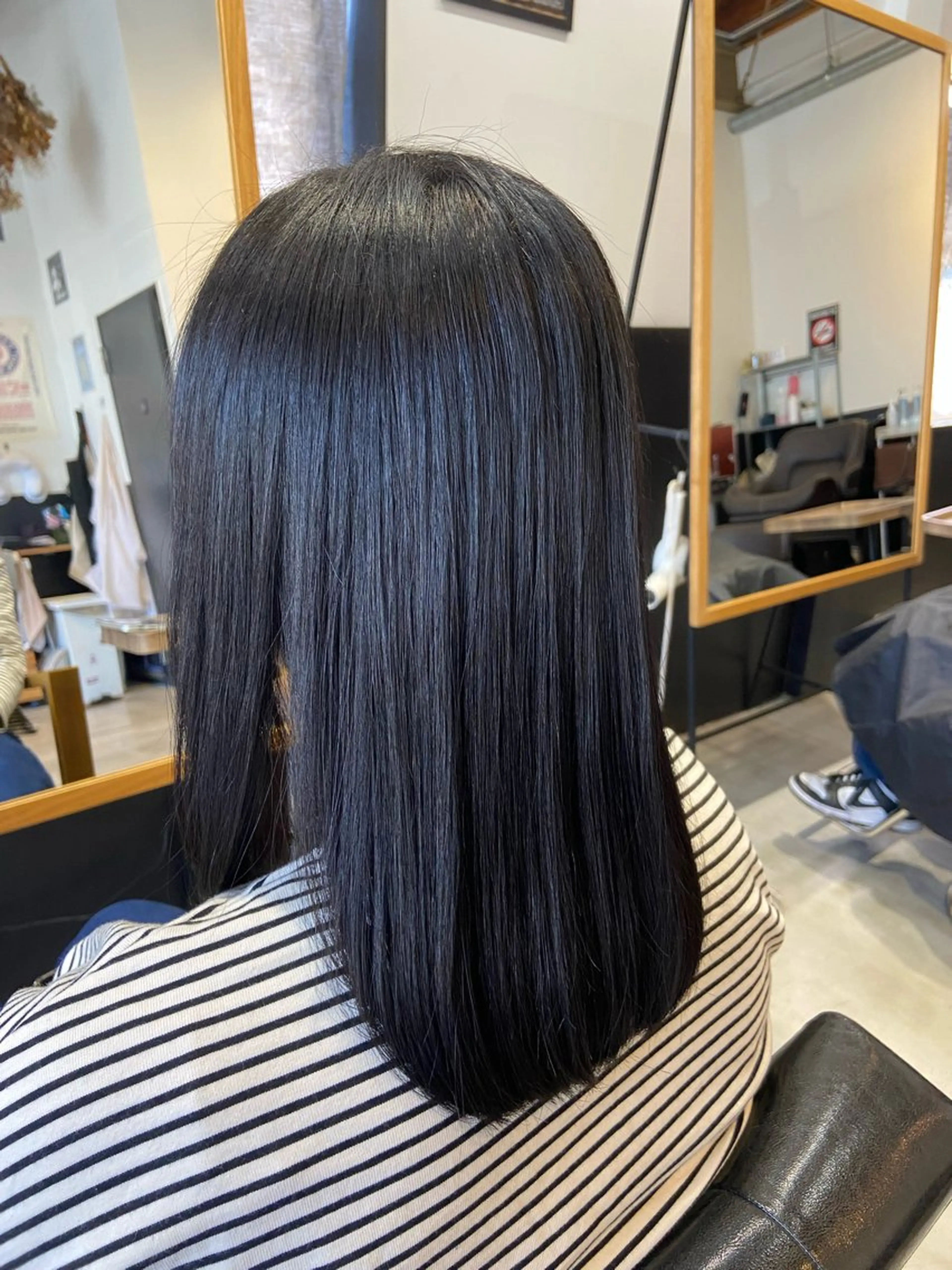 ミディアム 縮毛矯正 縮毛矯正 hair salon TOKUNAGA所属・💫縮毛矯正/ カット💫徳永あい子のヘアスタイル