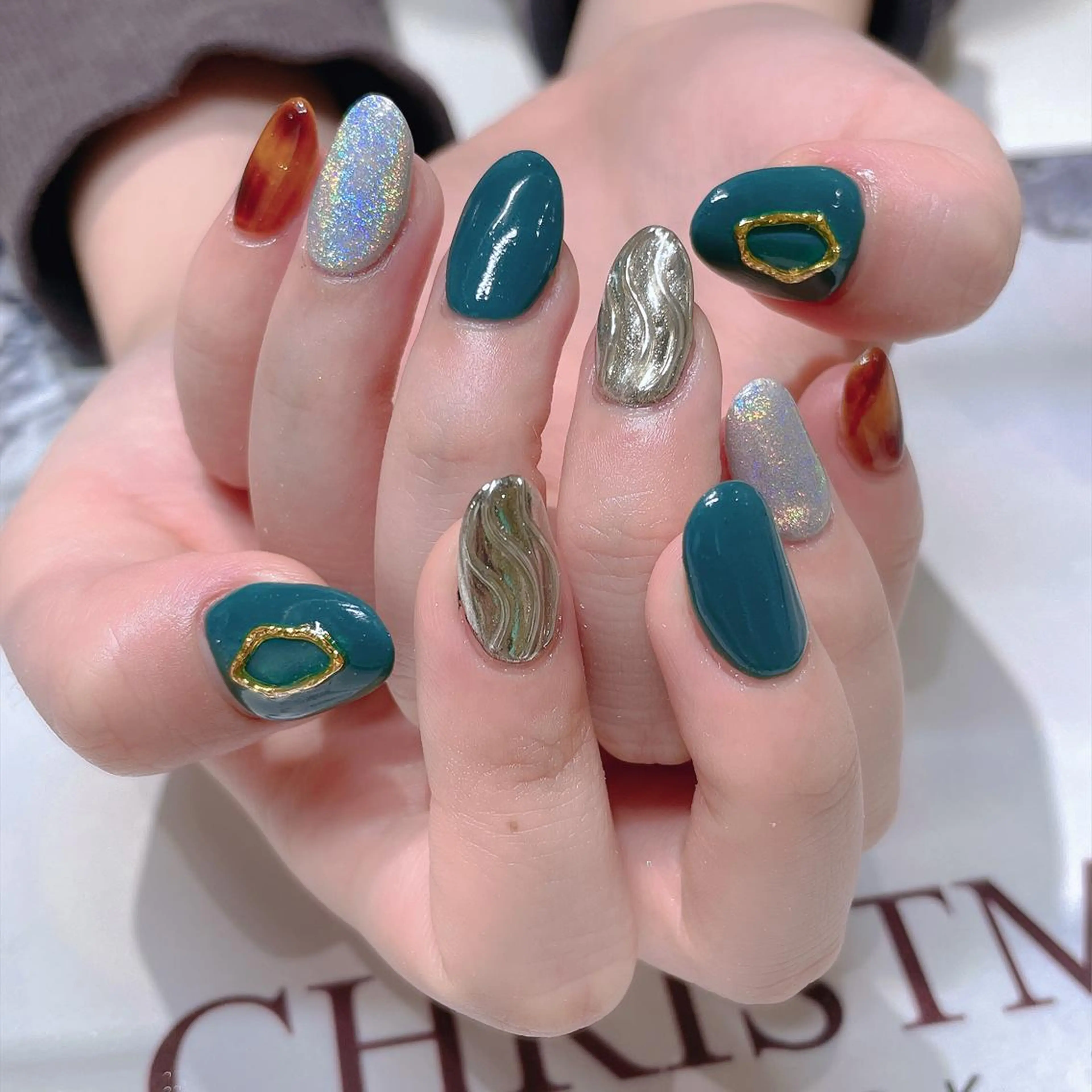 ネイル 長さだし専門店 M2 rikaのネイルデザイン