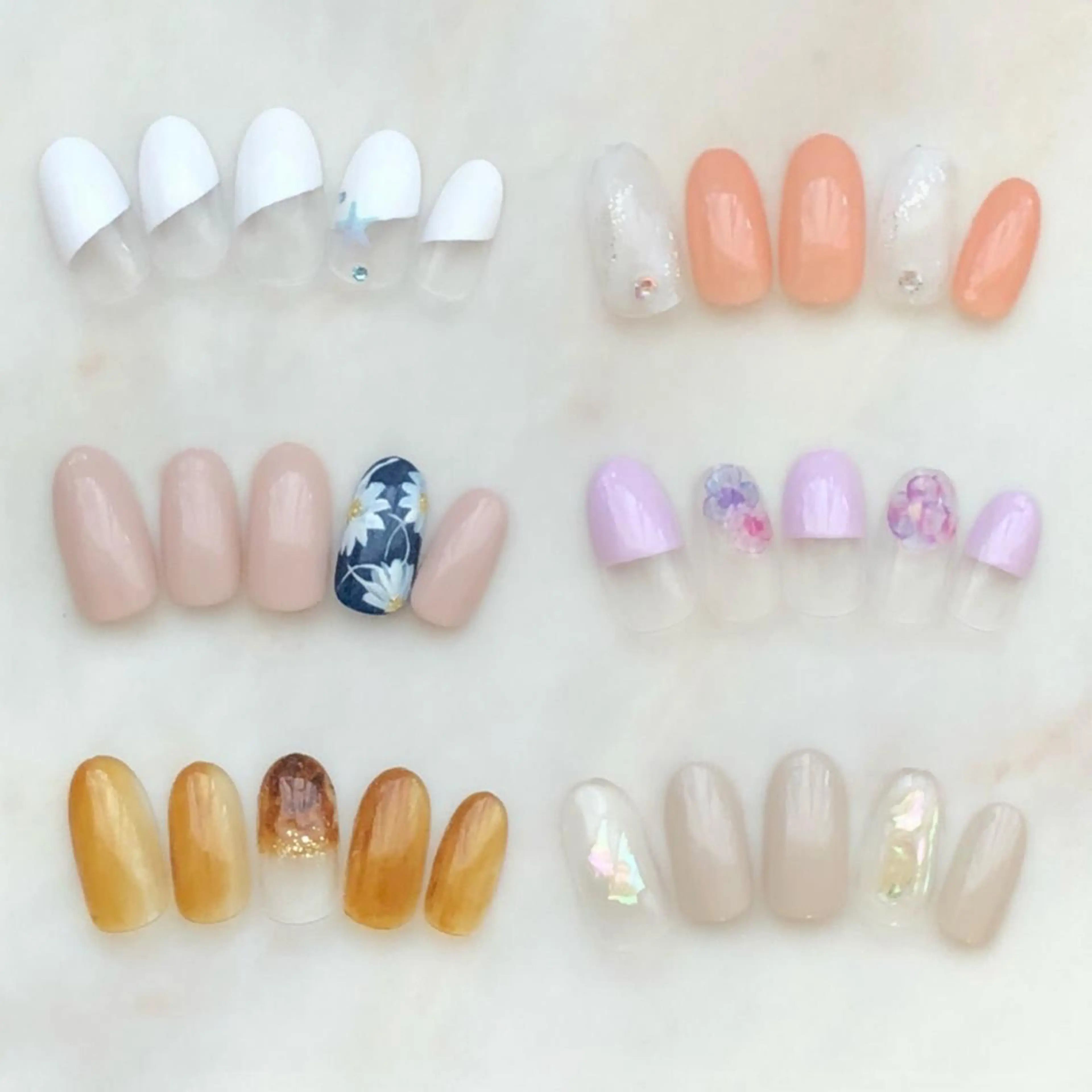 ネイル オフィスネイル ネイルチップ KIREIE NAILSのネイルデザイン
