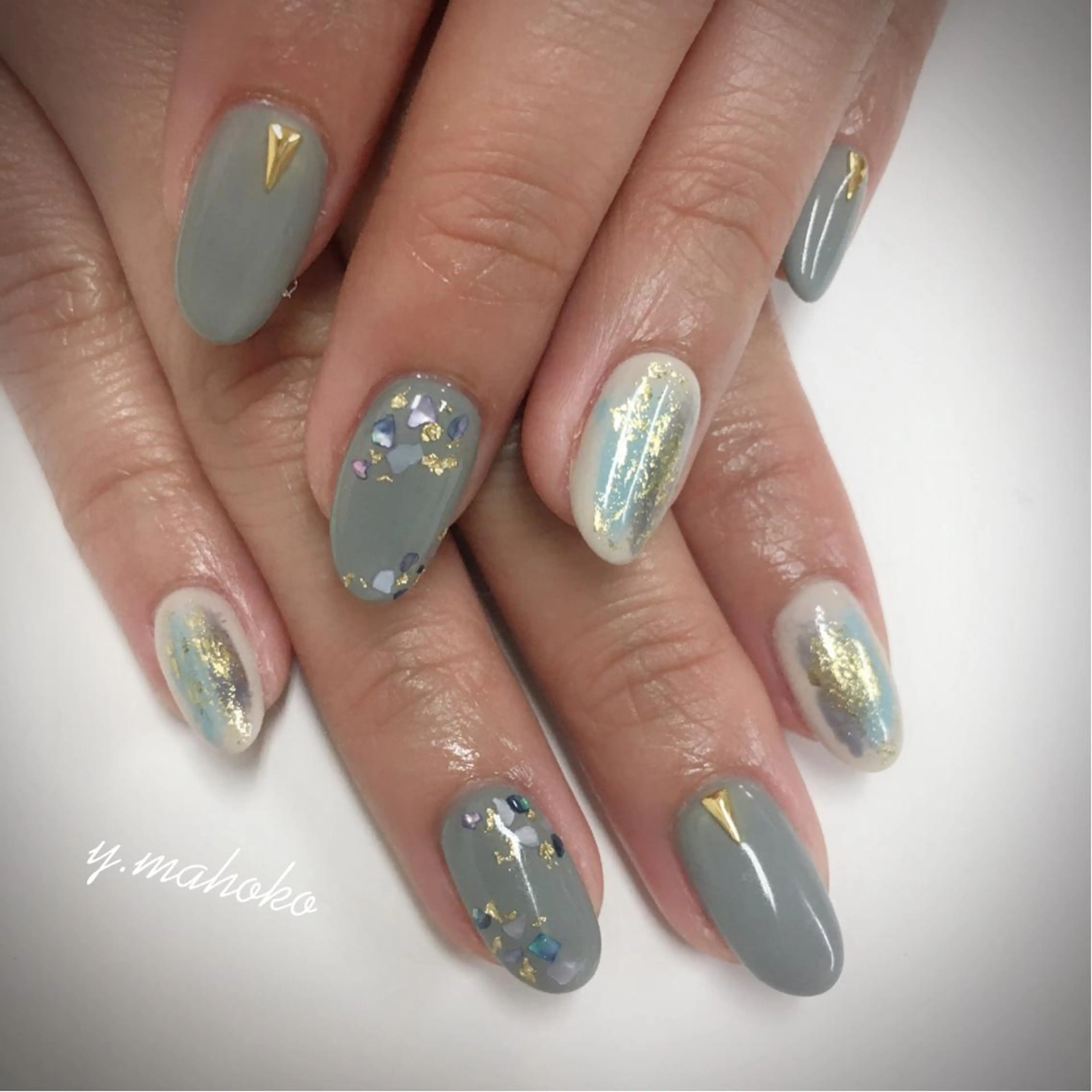 ネイル She nail studio 原宿所属・パラジェル有/ スカルプ/mahoのネイルデザイン