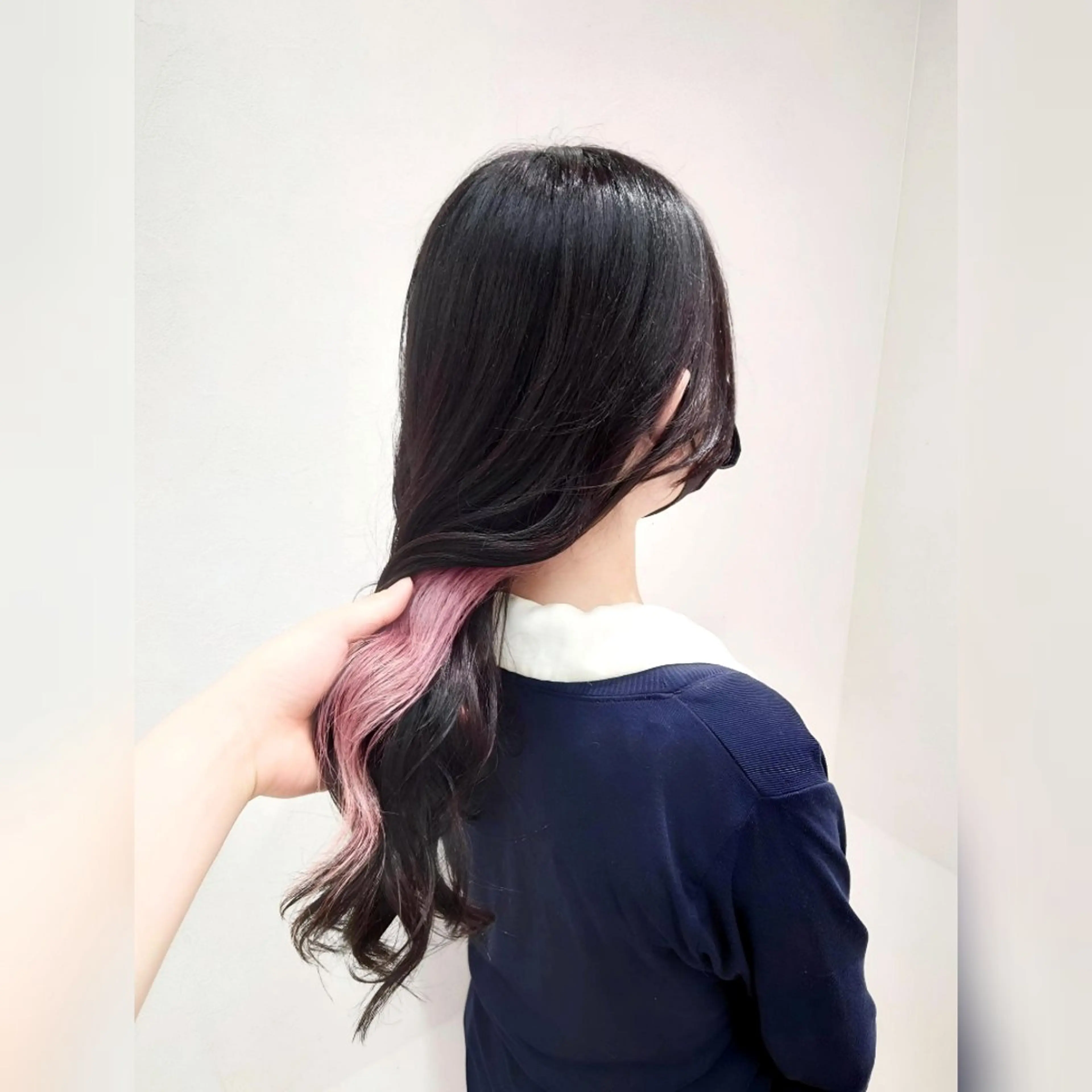 ロング カット ヘアカラー トリートメント 三宮/艶髪カラー /縮毛矯正/北條弘樹のヘアスタイル