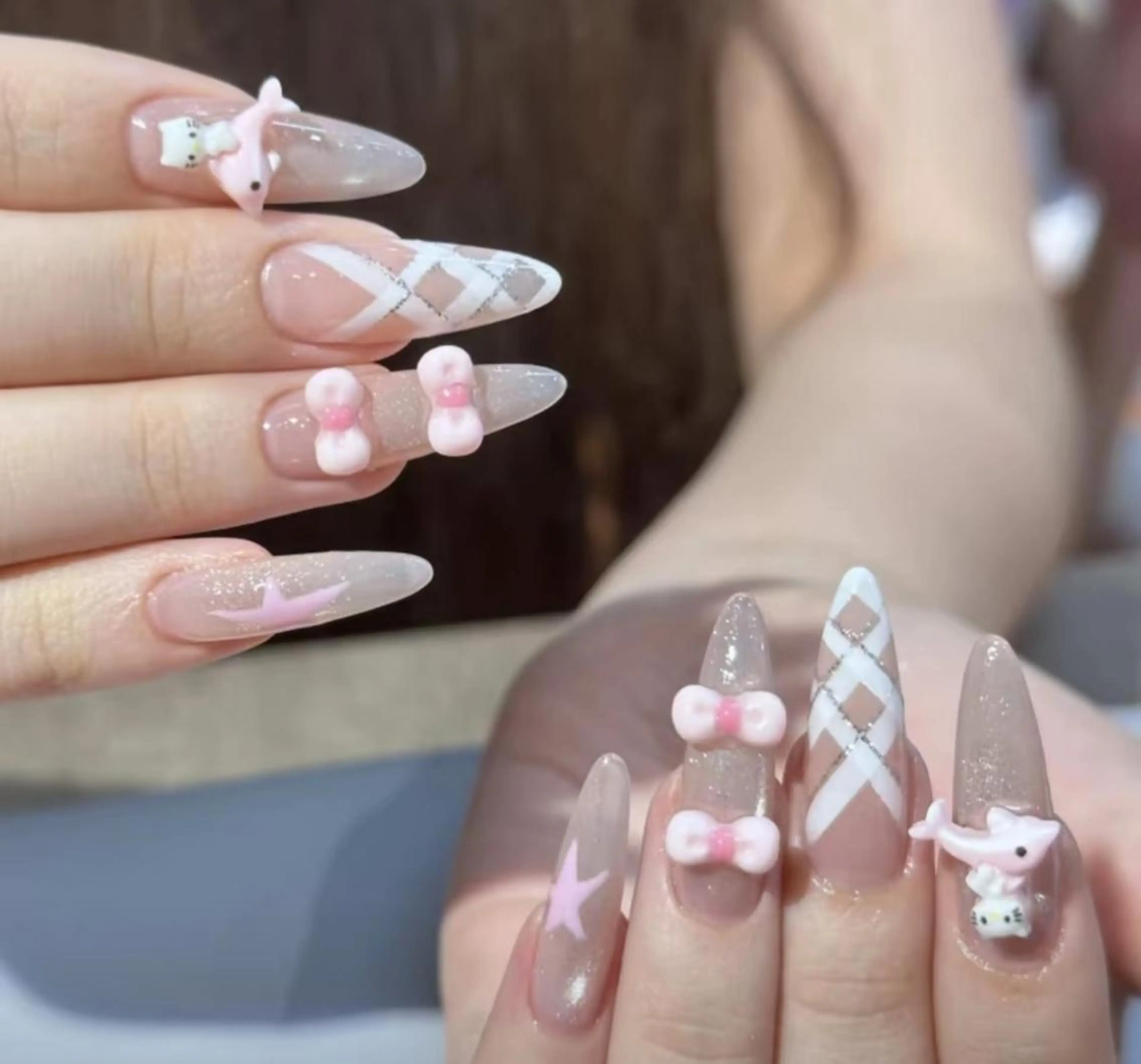 ネイル ハンドネイル ハンドケア 🍑 momo_nailのネイルデザイン