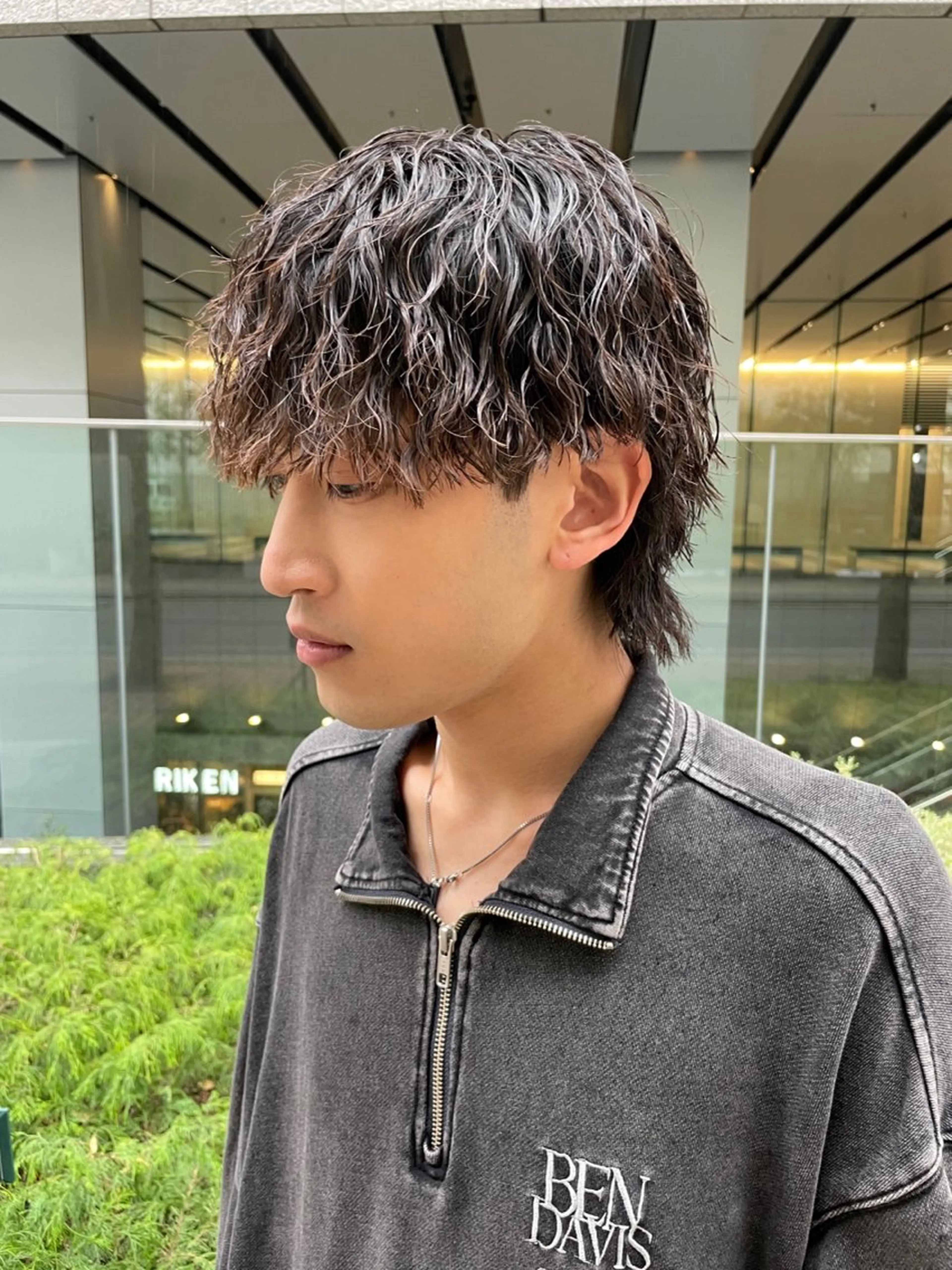 ショート カラー パーマ ヘアアレンジ メンズ カット パーマ トリートメント 亀井隆汰/メンズ専門 パーマ特化美容師のヘアスタイル