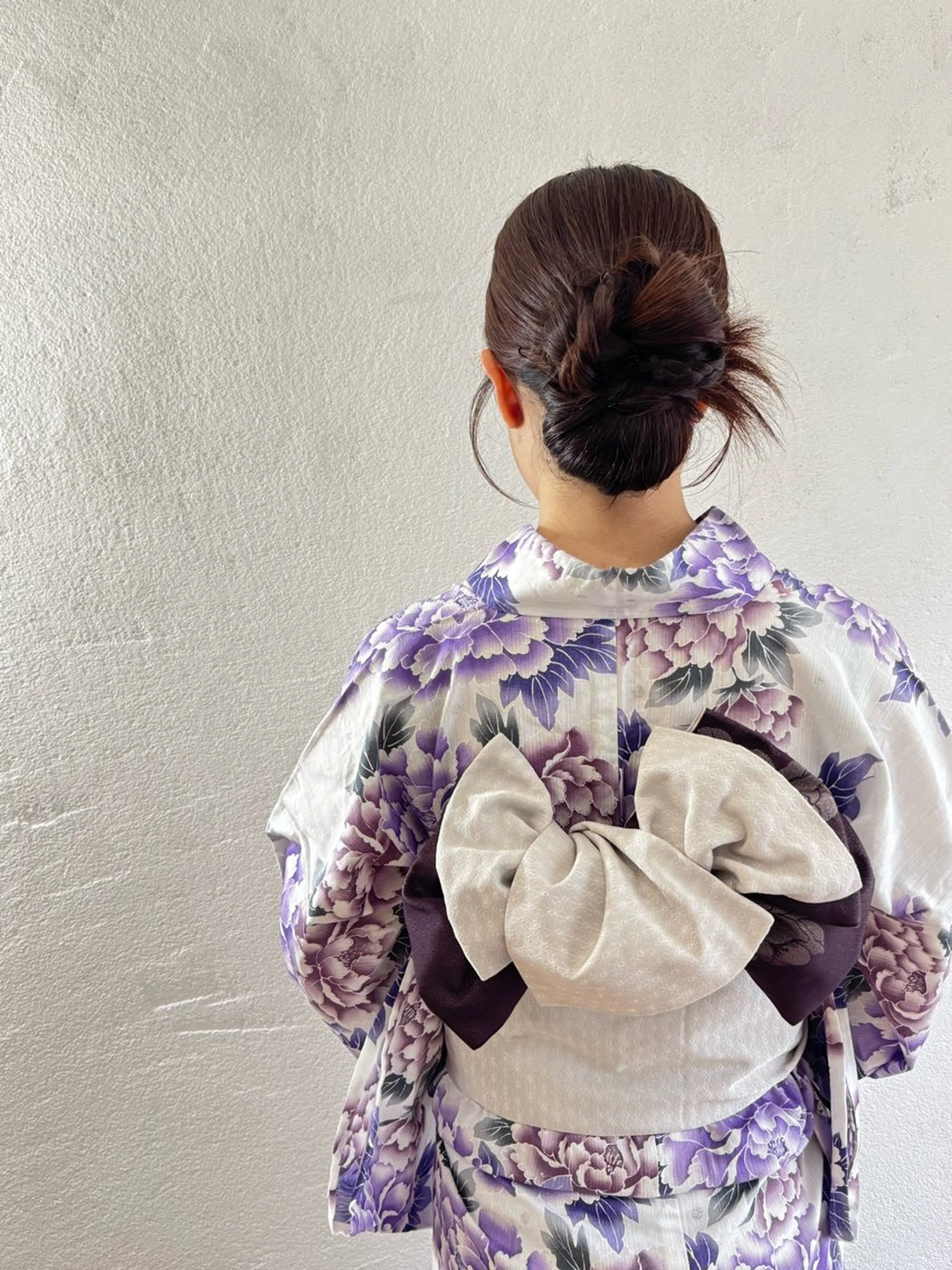 ヘアセット＋浴衣着付けの写真