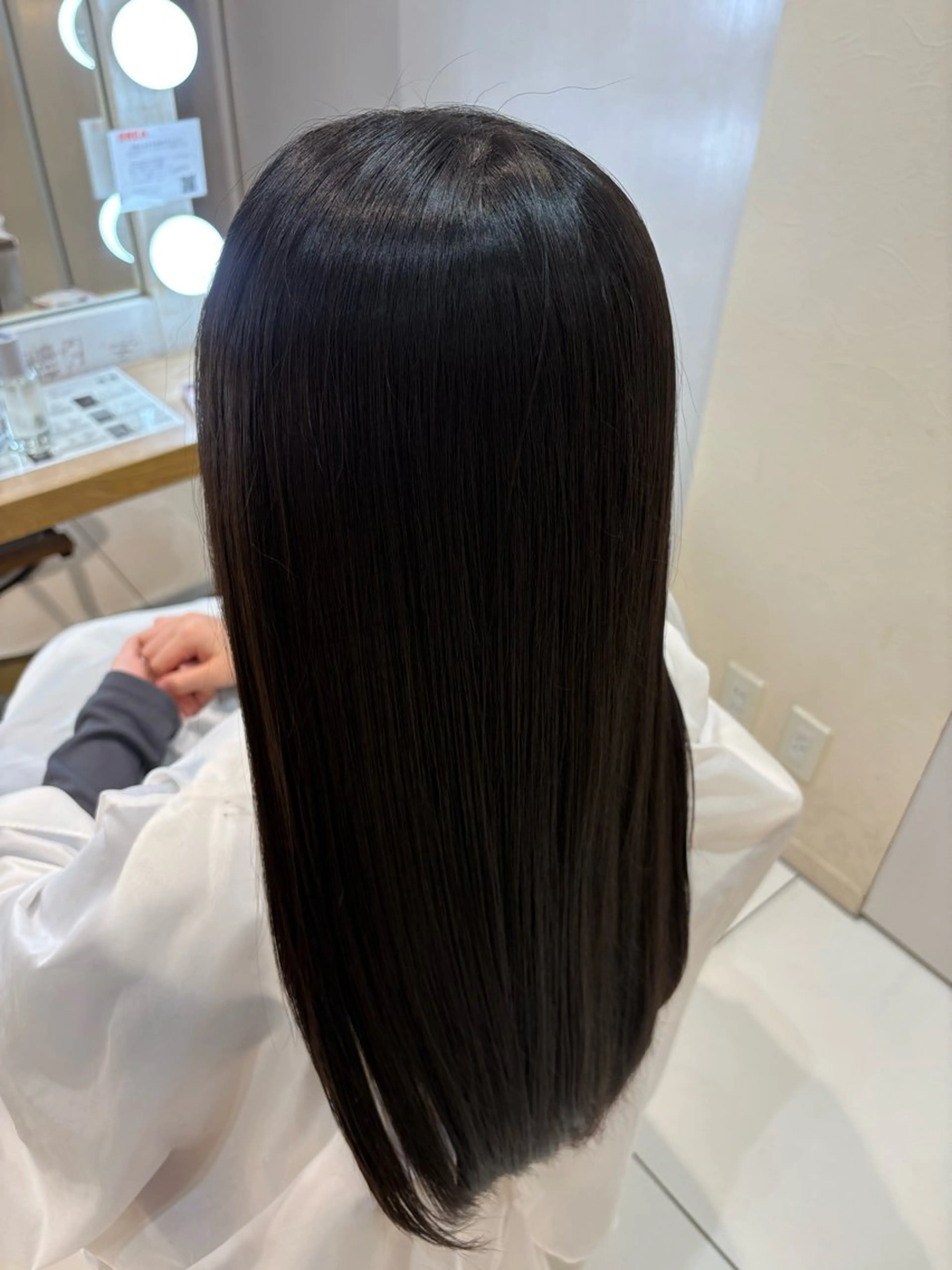 ロング トリートメント 外人風ハイライト/ ブリーチなしカラーのヘアスタイル