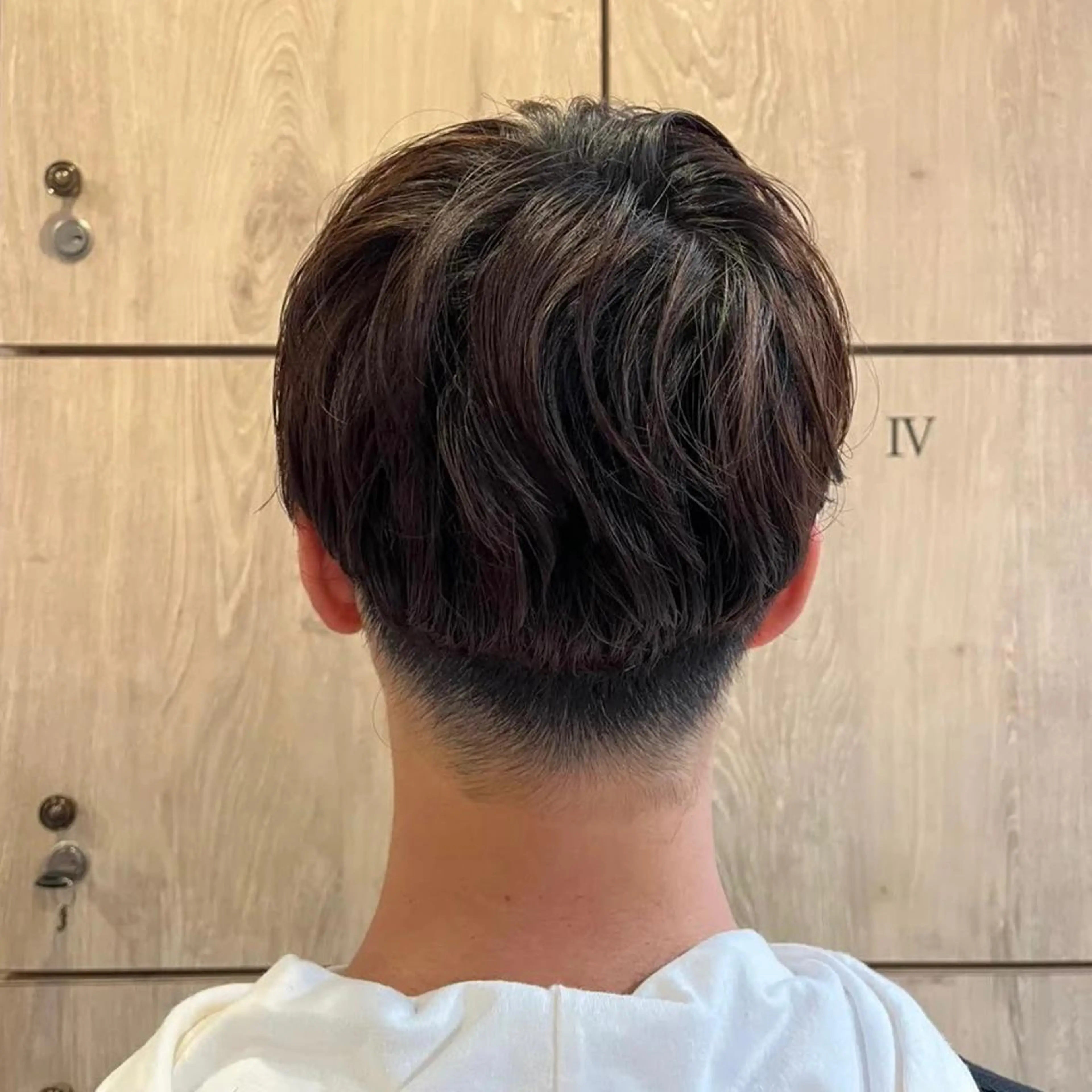 ショート パーマ メンズ メンズパーマ フルールドソレイユ所属・♡ナナコ♡ レイヤー/艶髪のヘアスタイル