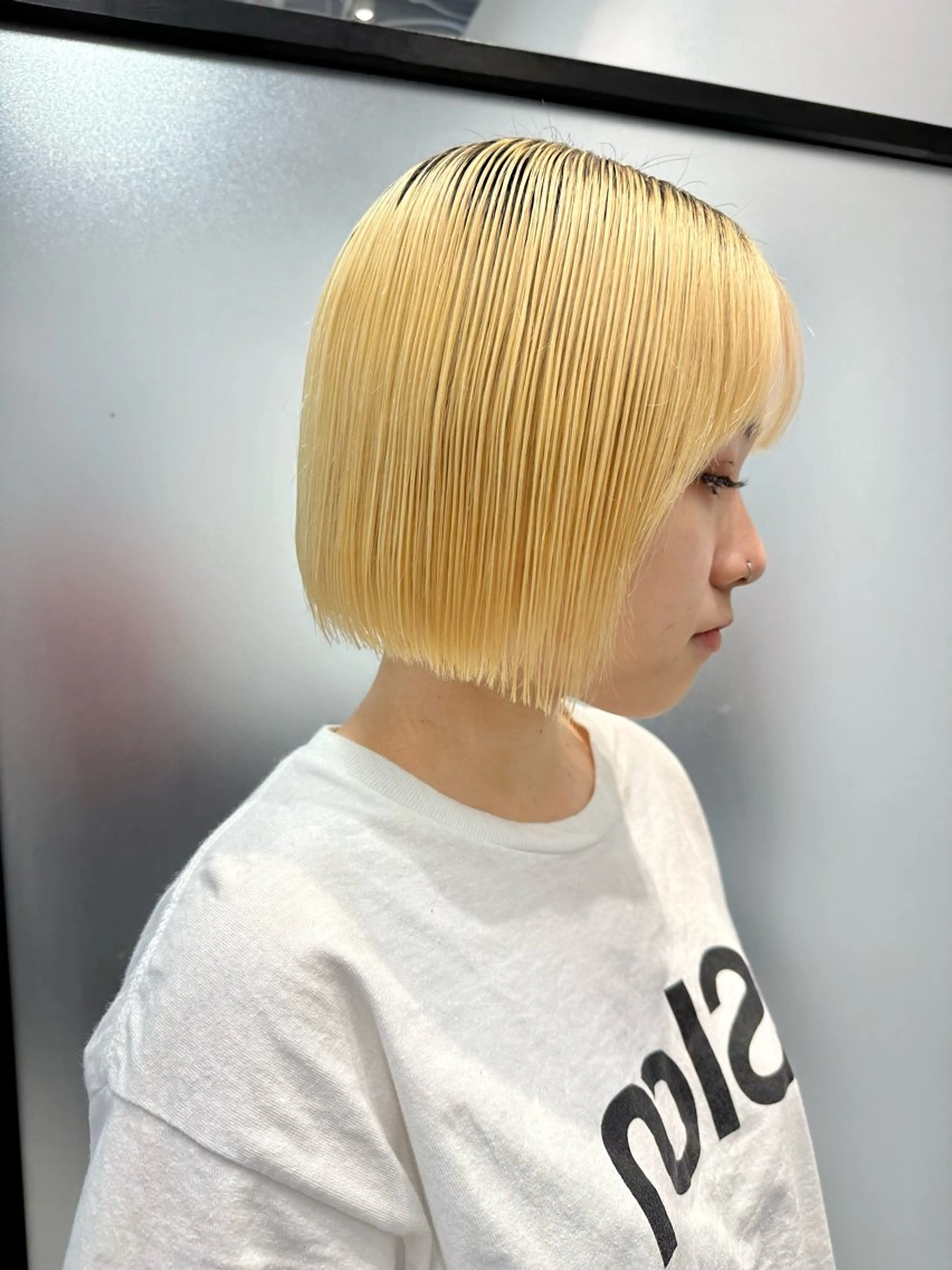 ショート SALOWIN心斎橋Suite店所属・洗っても取れない 髪質改善|OJIROのヘアスタイル