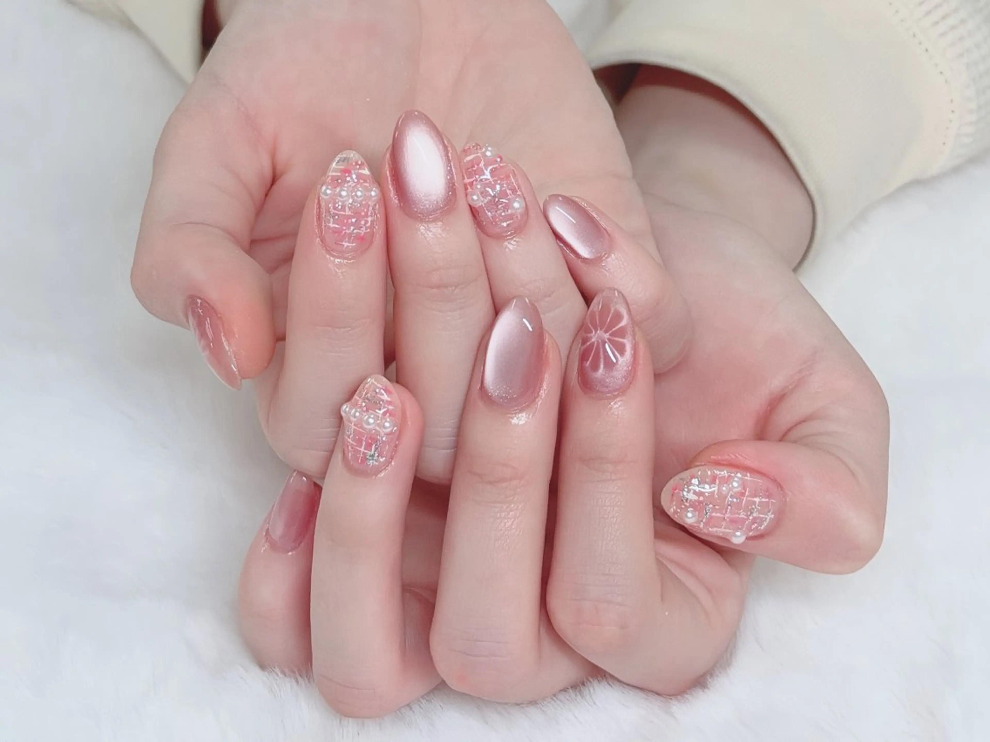 メンズ ネイル アートネイル フットネイル フレンチネイル ジェルネイル グラデーション ハンドネイル Egao Nail Salonのネイルデザイン