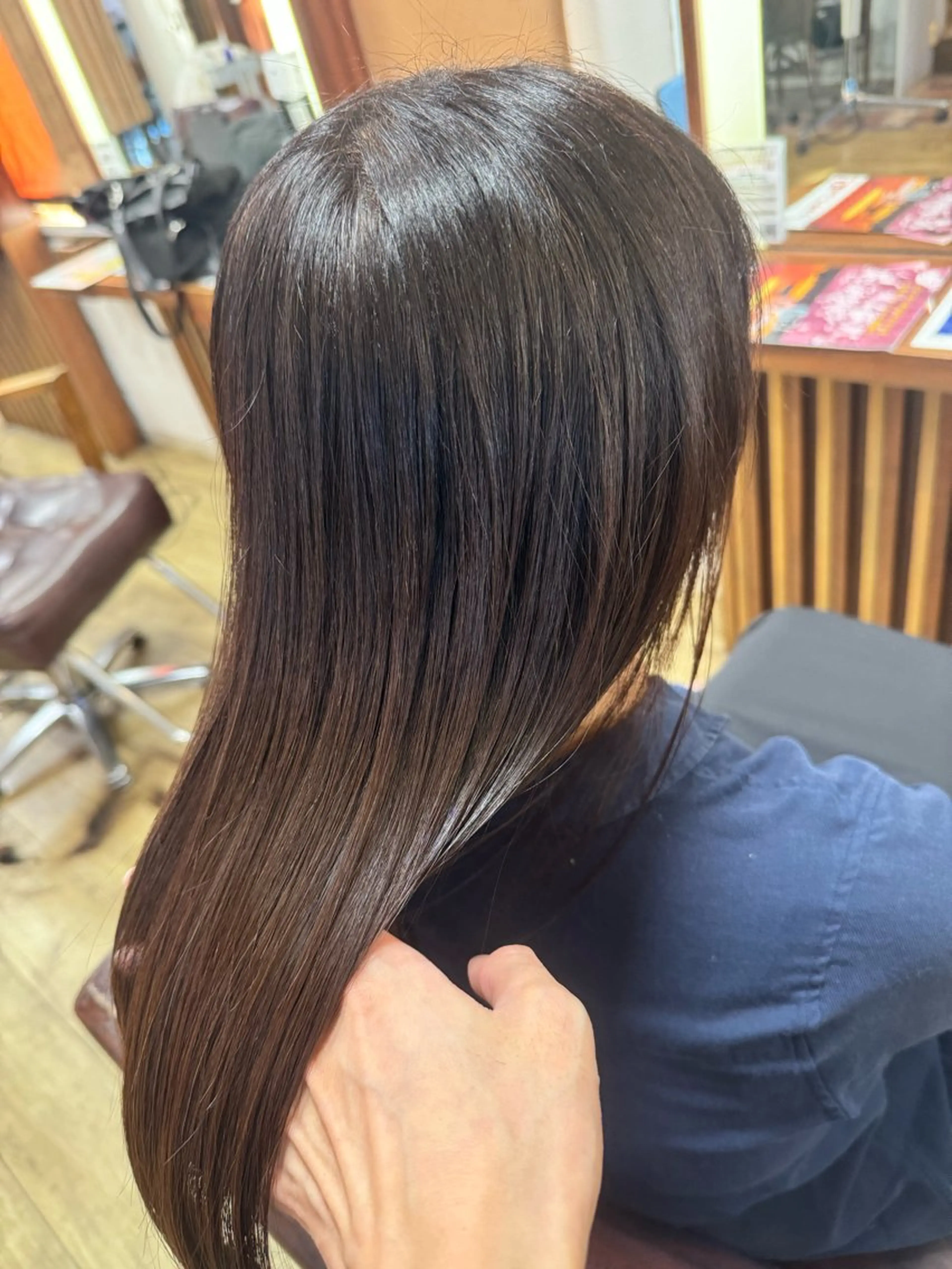 ロング カラー 髪質改善 トリートメント 平田 裕也のヘアスタイル