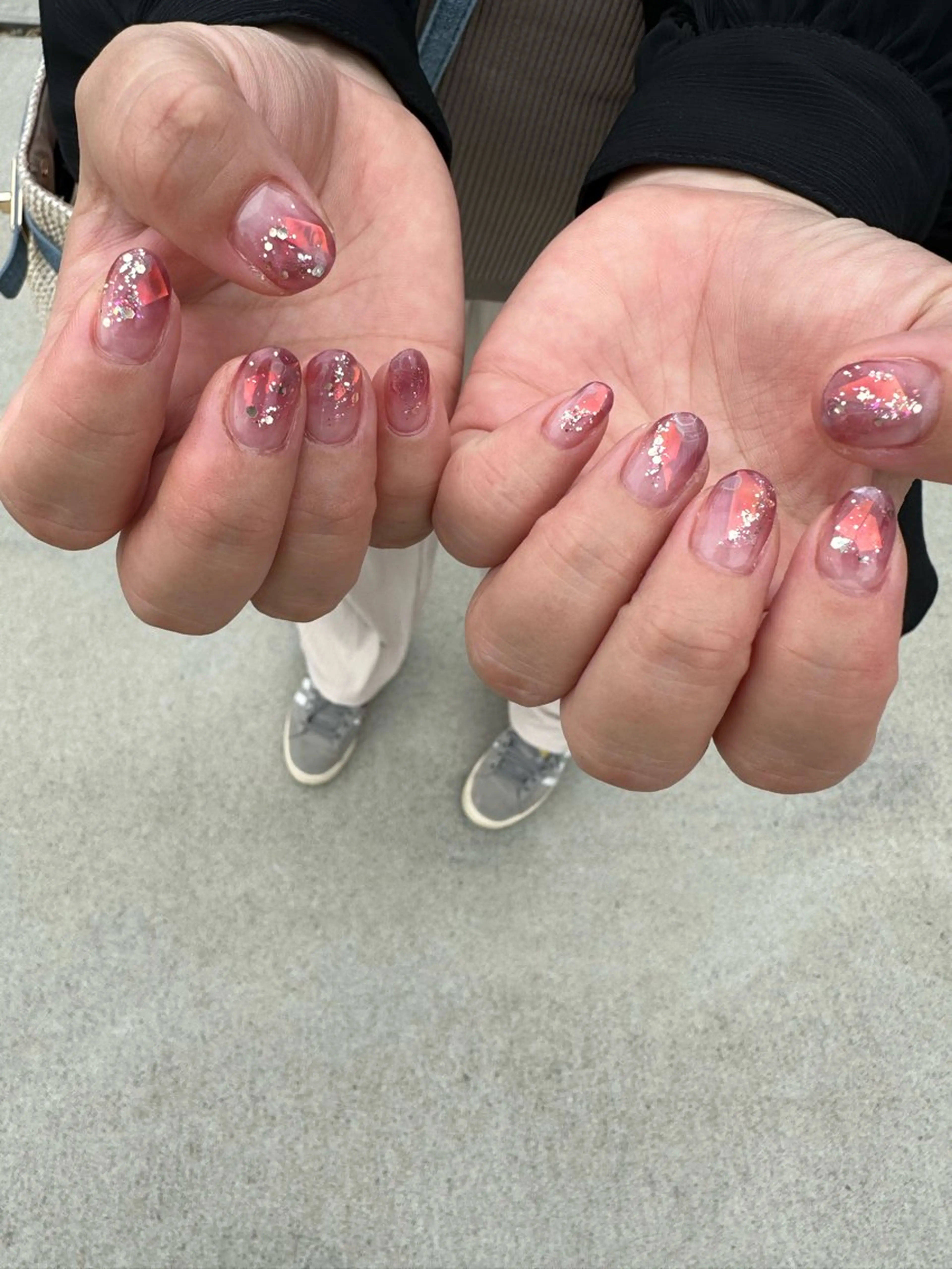 ネイル キラキラネイル ラメ(グリッター) ニュアンスネイル nailroom Anmie.のネイルデザイン