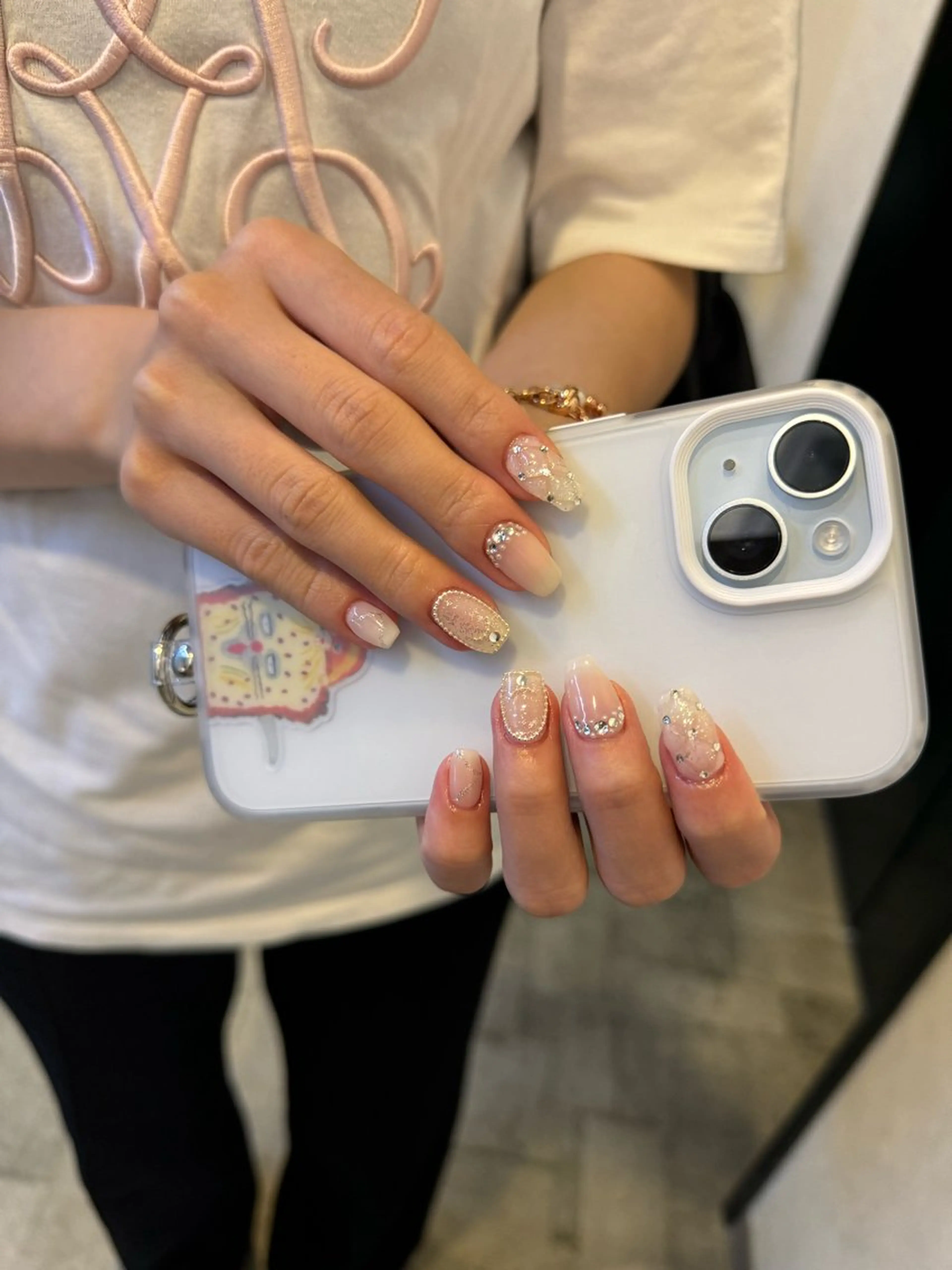 ネイル フレンチネイル 韓国ネイル マグネットネイル メンズネイル ニュアンスネイル ハンドネイル GRANDE大須 Cecil💜のネイルデザイン