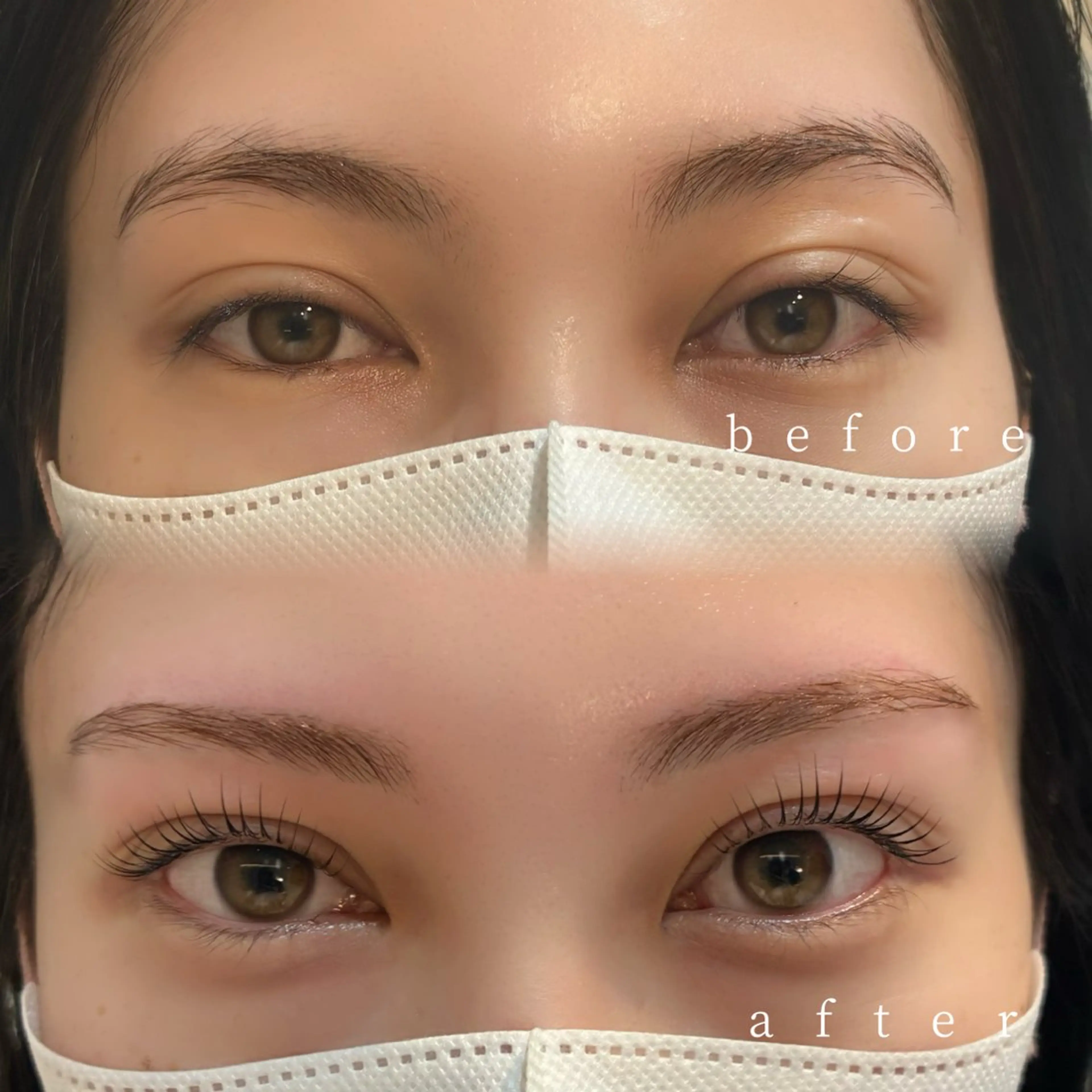 マツエク・マツパ ナチュラル 一重×まつ毛パーマ マツパ ELLY 🍸eyelly横浜のマツエク・マツパデザイン