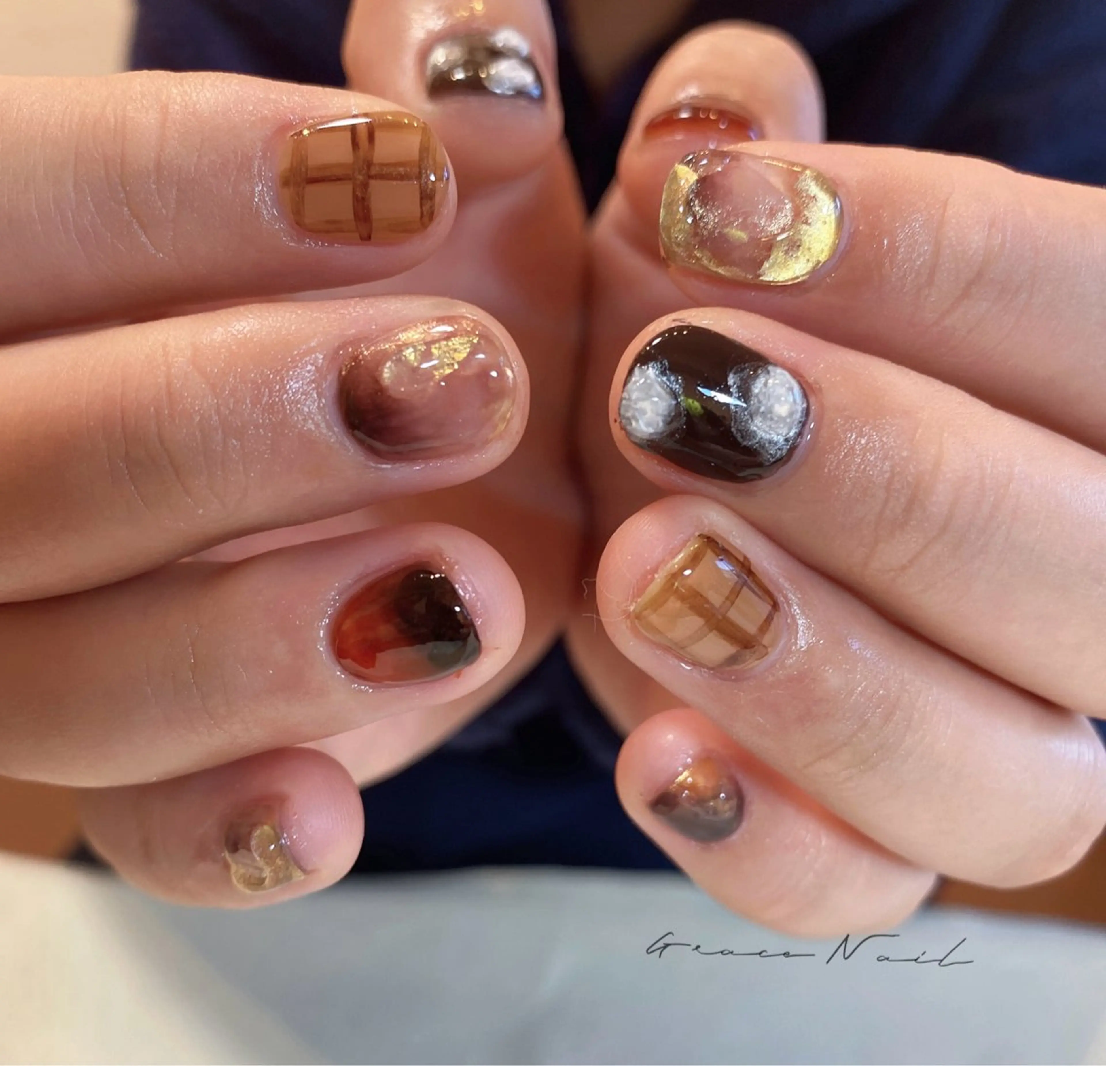 ネイル ハンドネイル ☆*｡Grace Nail｡*☆のネイルデザイン