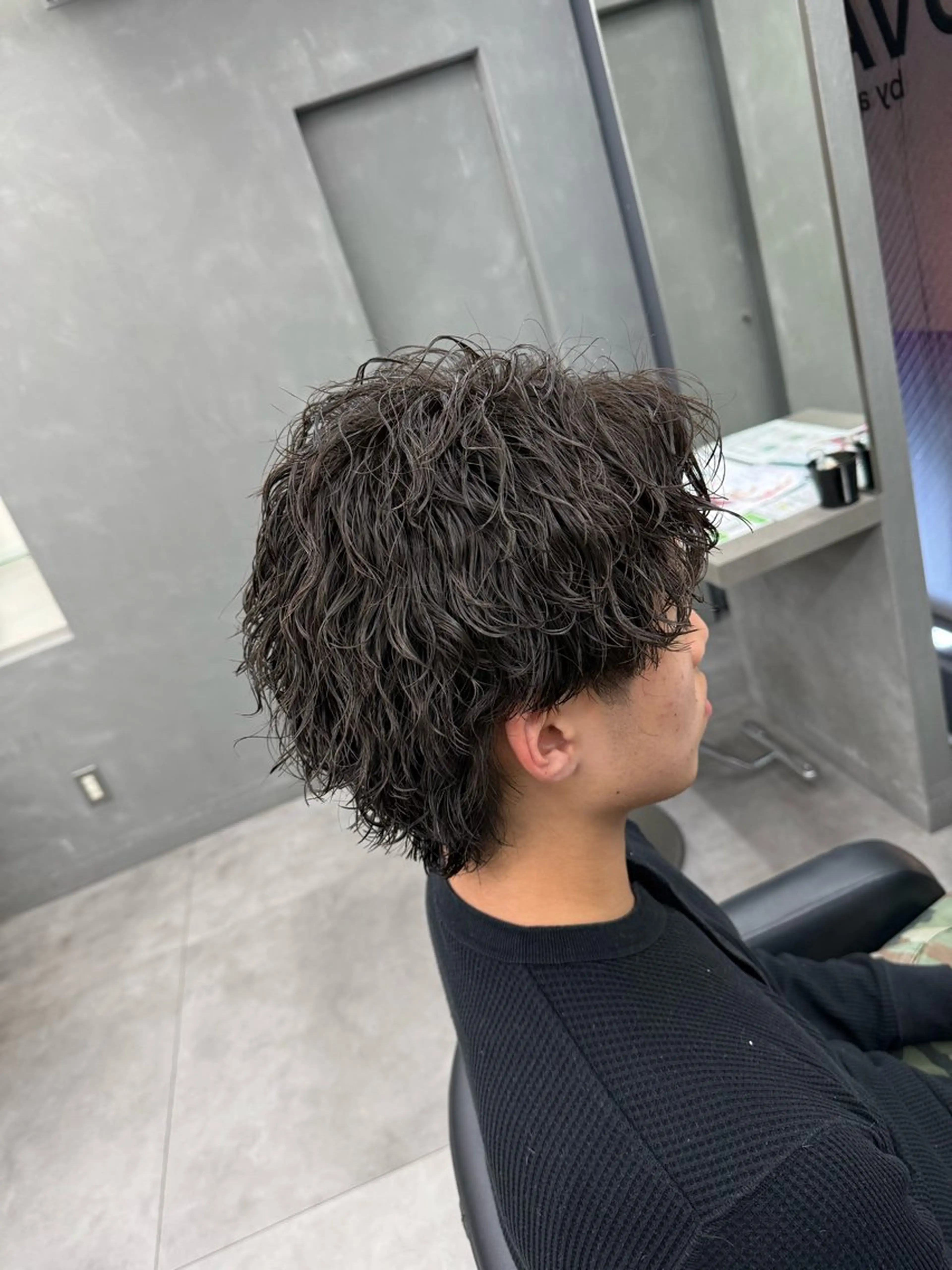 パーマ パーマ OVARL/ トワ/メンズパーマのヘアスタイル