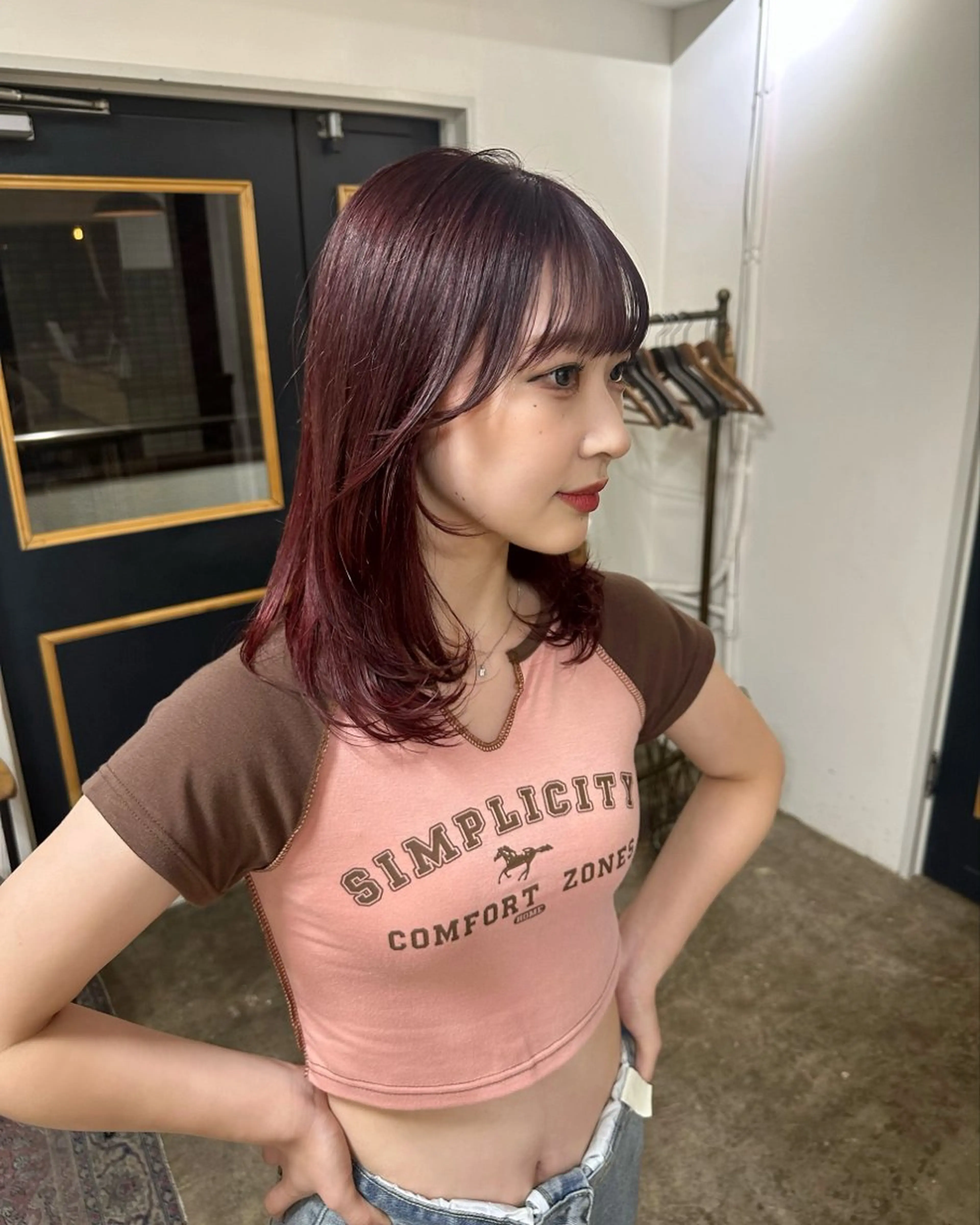 セミロング NAGISA 🎀透明感カラー🎀のヘアスタイル