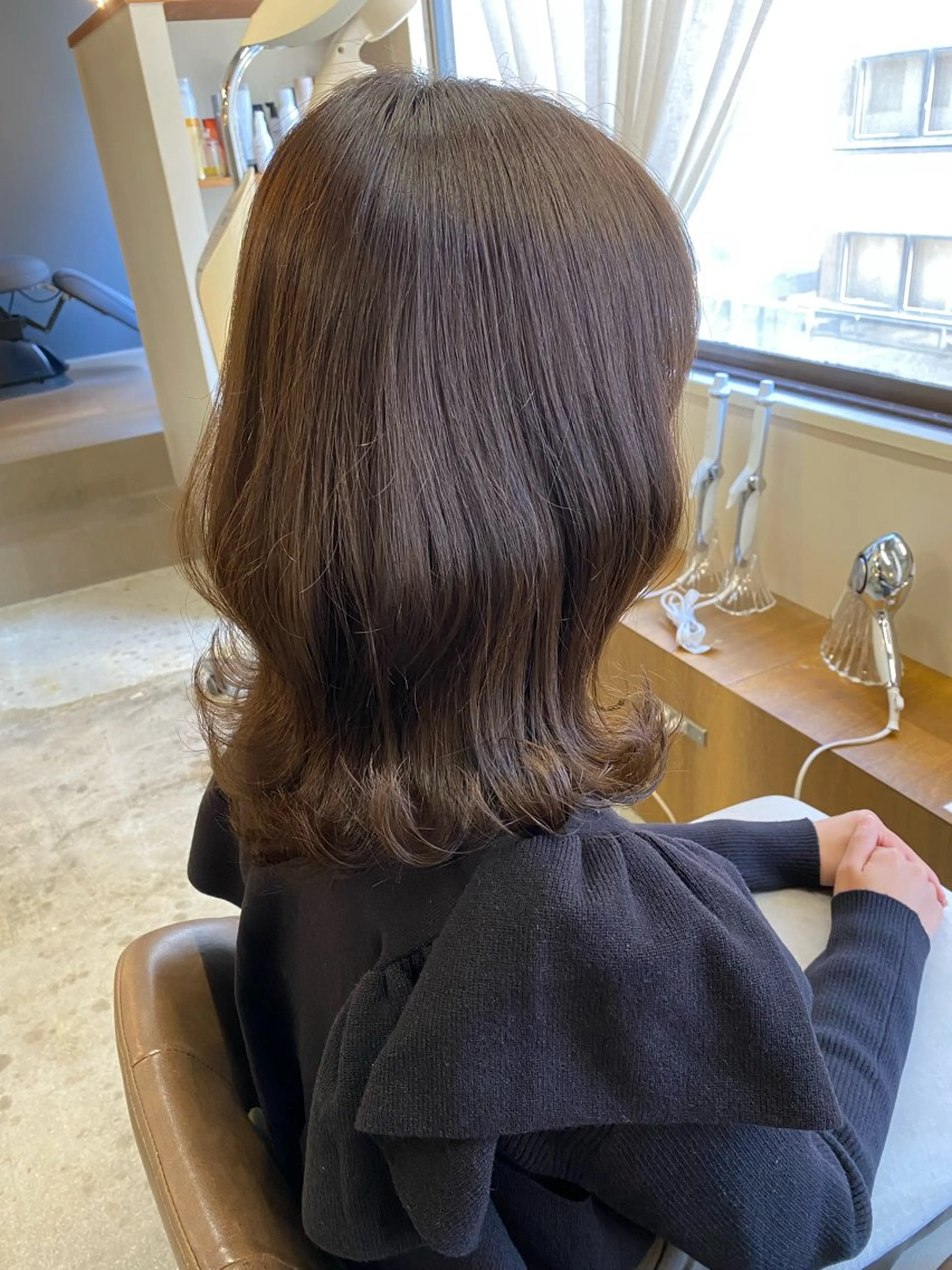 ミディアム ヘアカラー トリートメント erika /韓国ヘアのヘアスタイル