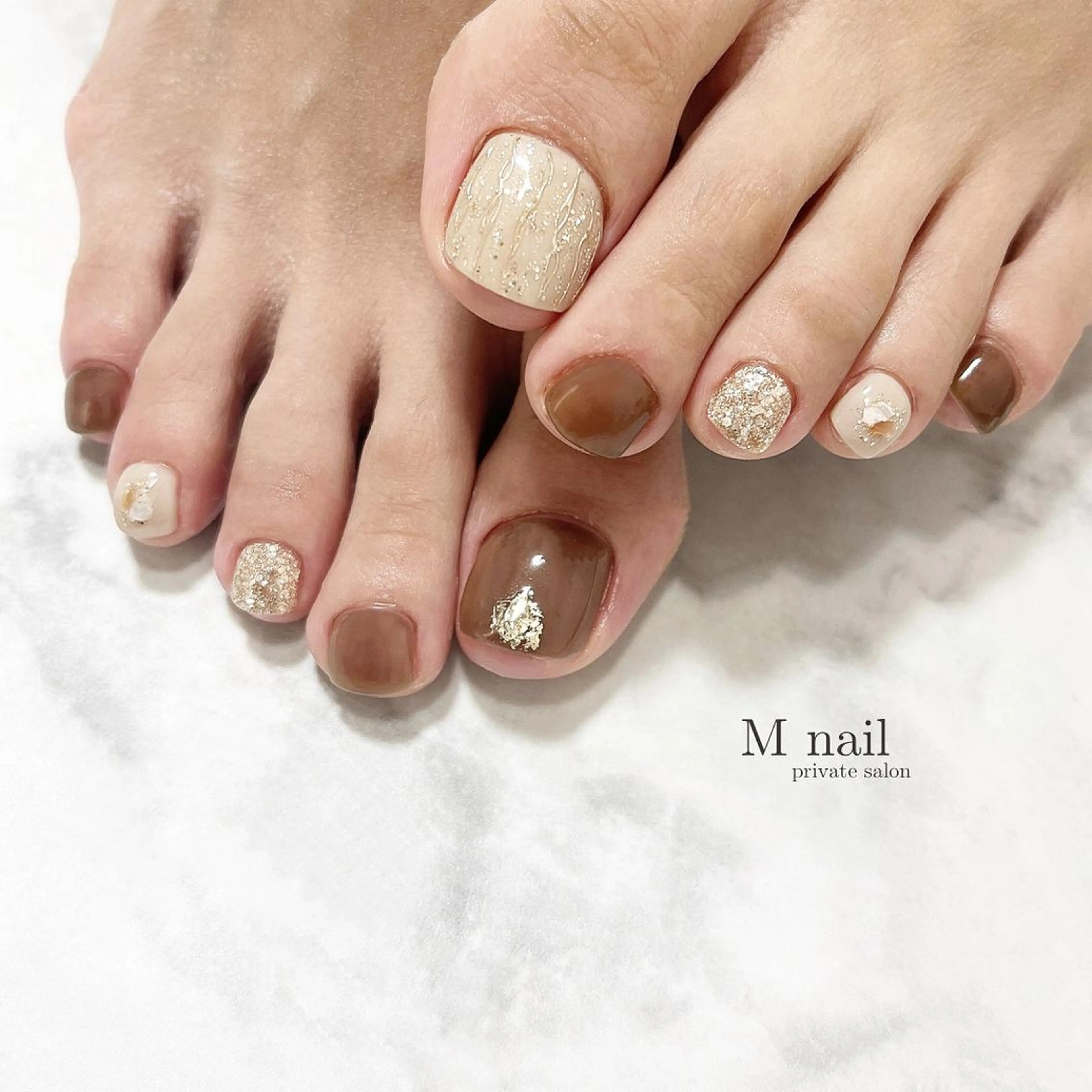ネイル フットネイル M　nail所属・M nailのネイルデザイン