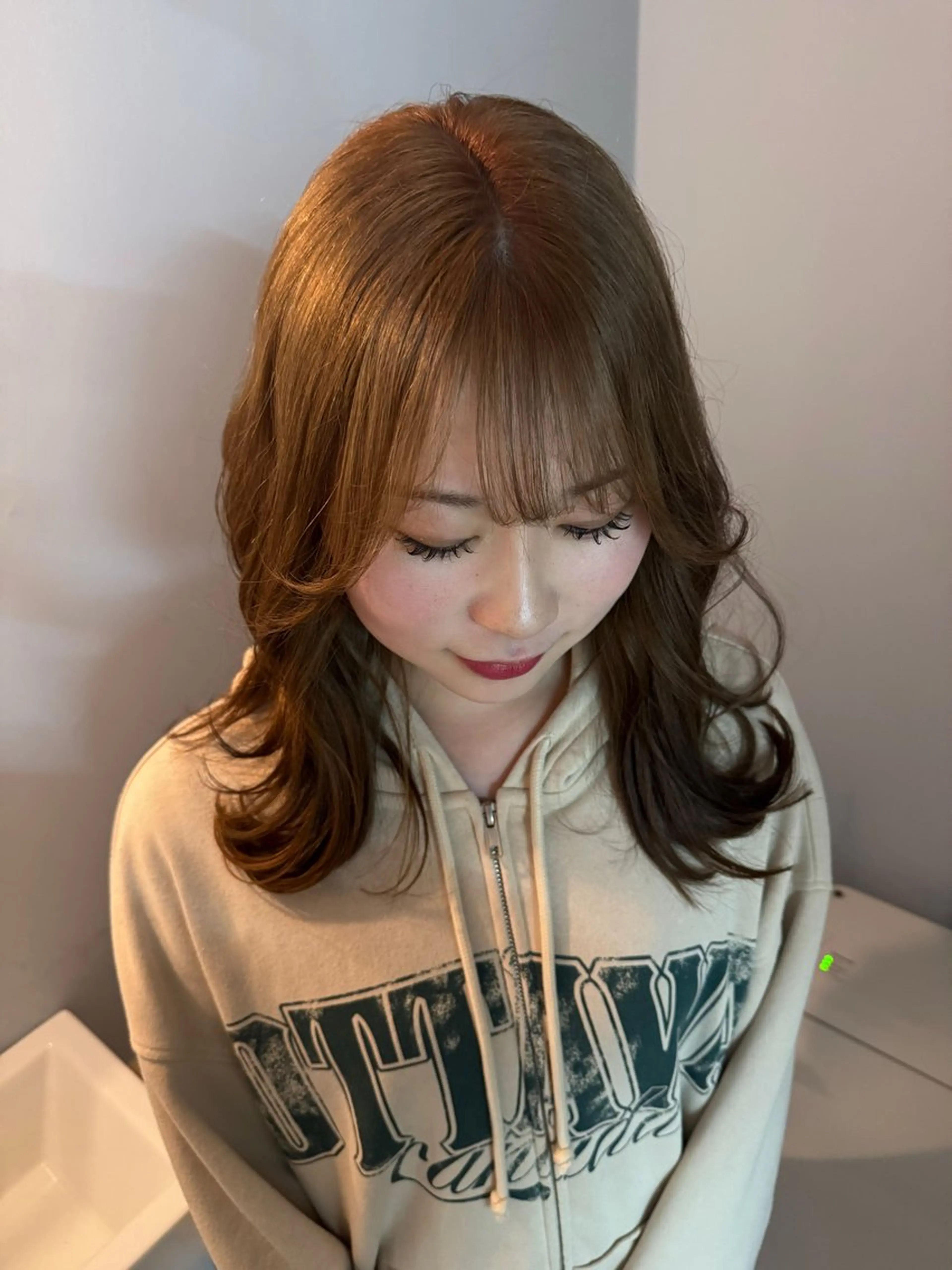 カラー ベージュカラー ブラウンカラー ヘアカラー ゆうと/ブリーチモデ ル/ストレートモデルのヘアスタイル