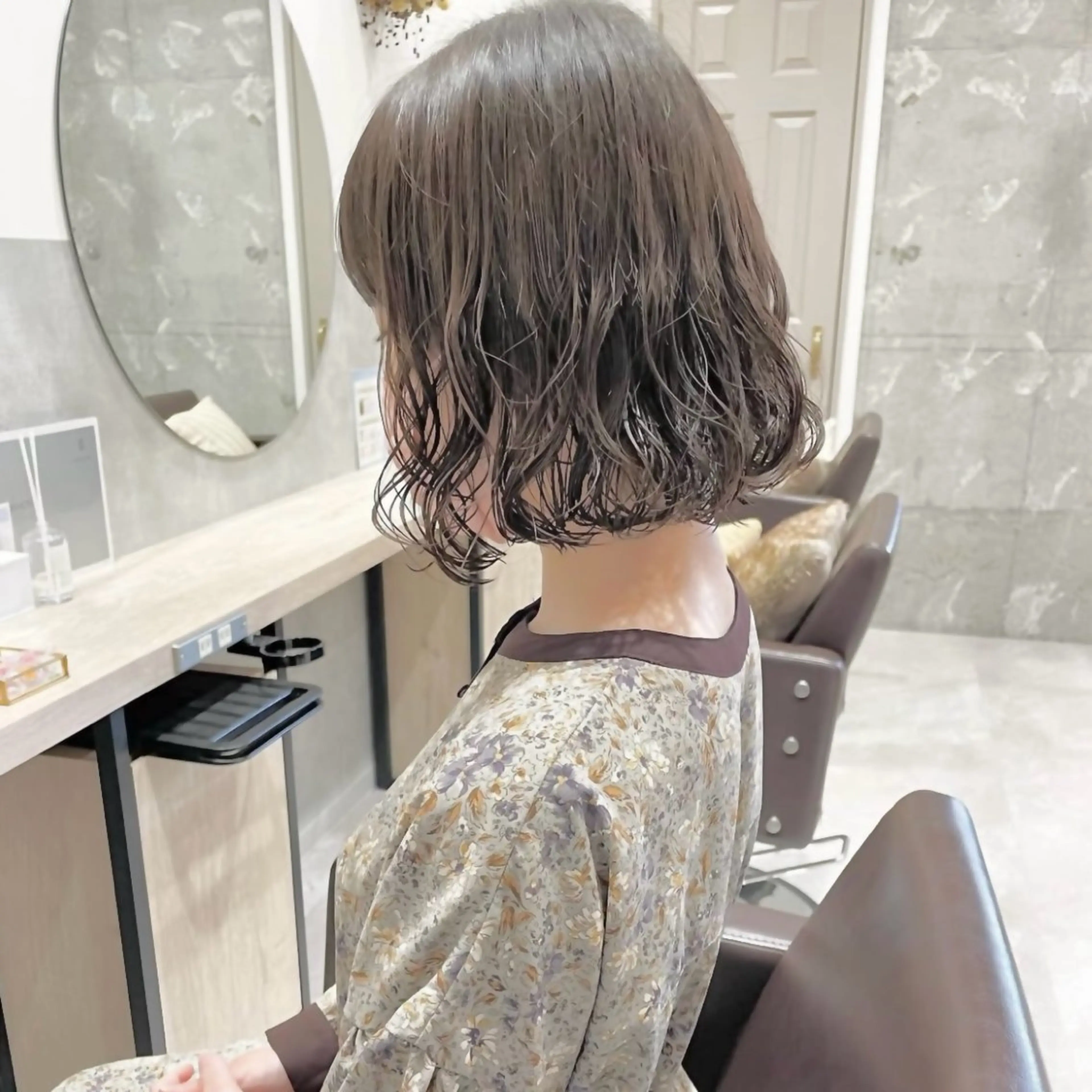 ショート パーマ ボブ カット パーマ AMI ウルフ/ショートのヘアスタイル