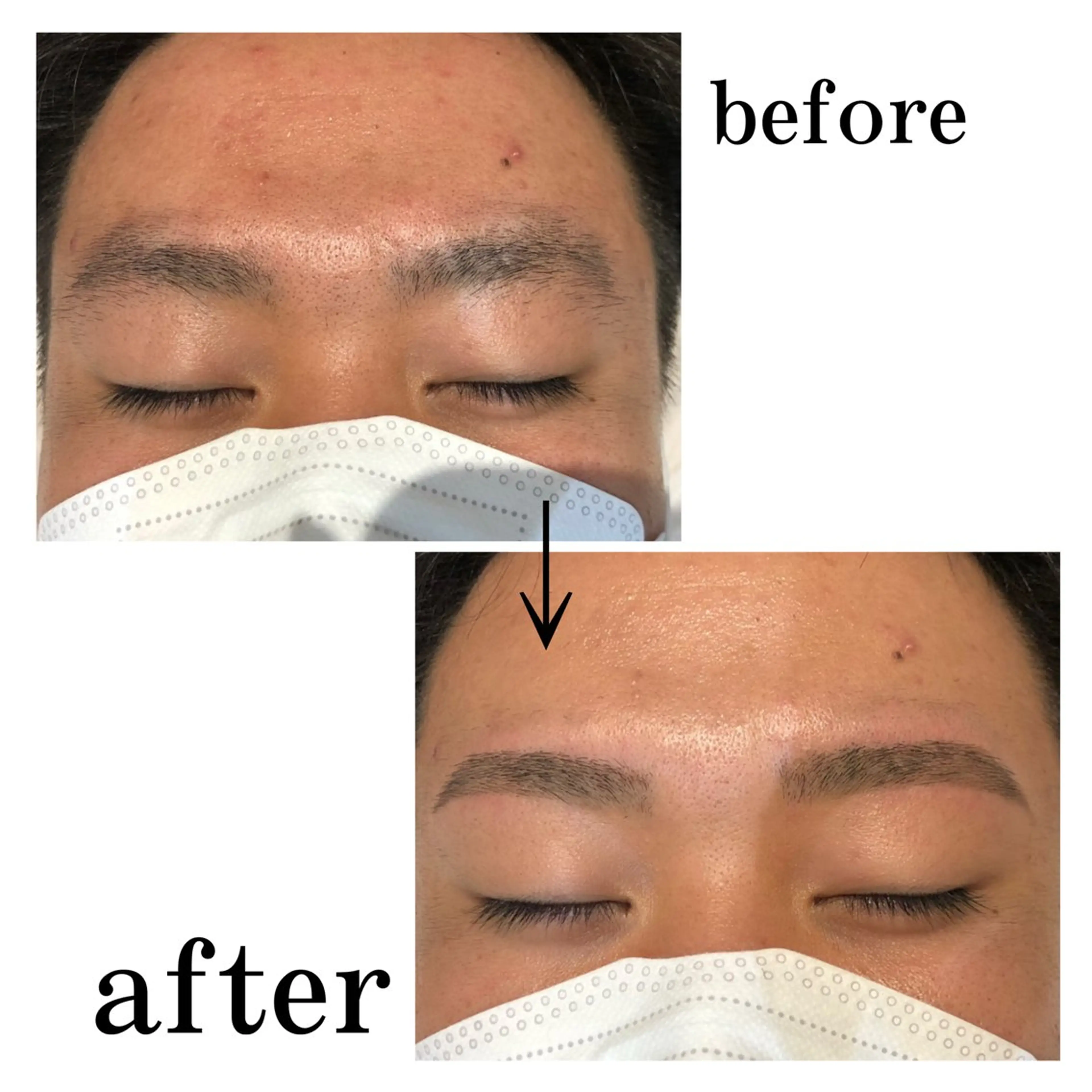 メンズ アイブロウ Le'a first【レアファースト】 京都店所属・Le'a first ユイの眉毛・アイブロウイメージ