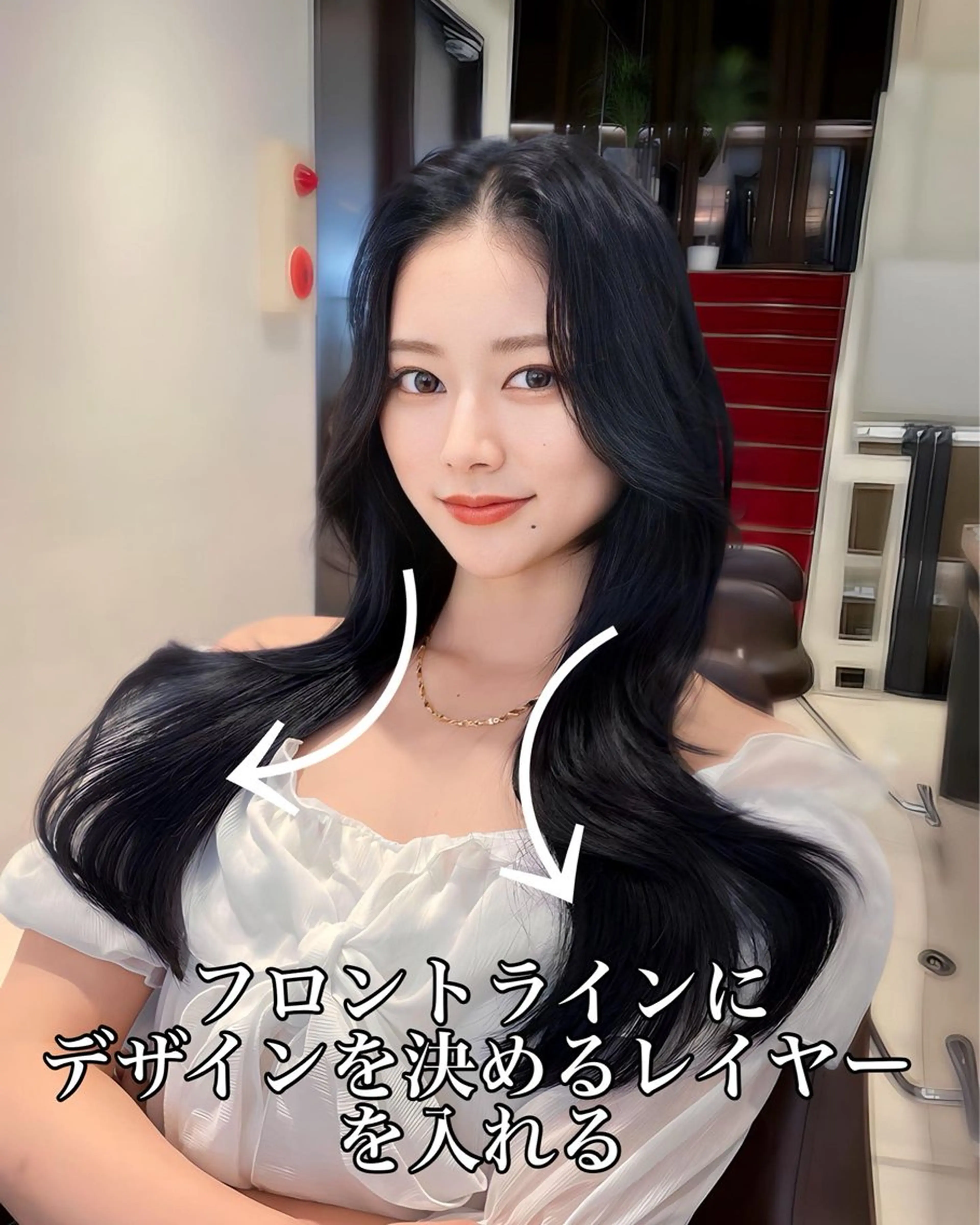 セミロング 映える顔まわり/前髪 特化 💗 ユキマのヘアスタイル