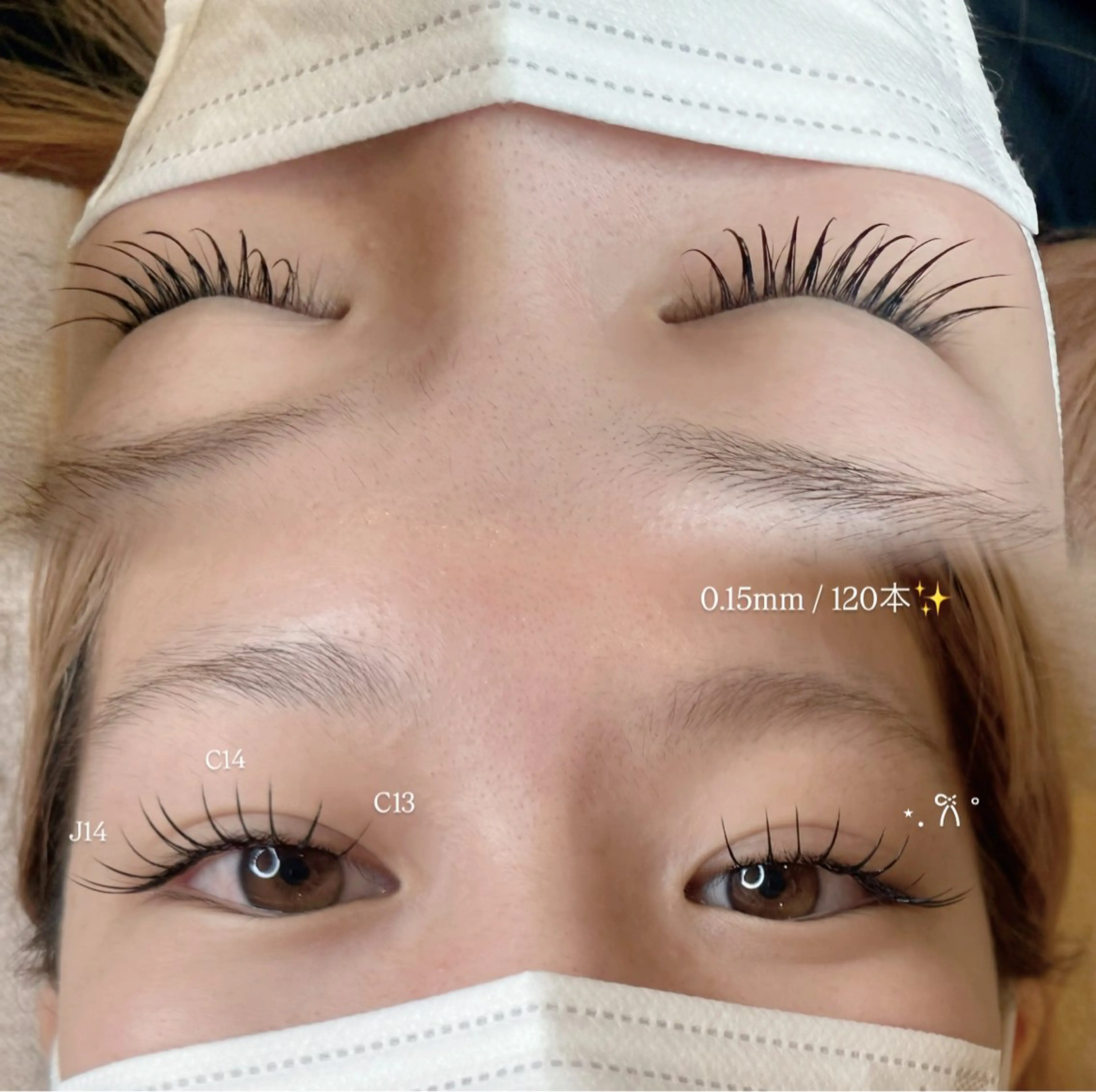 19日限定‼️【19:30~✨️】フラットラッシュ120本        束感仕上げ🎶の写真