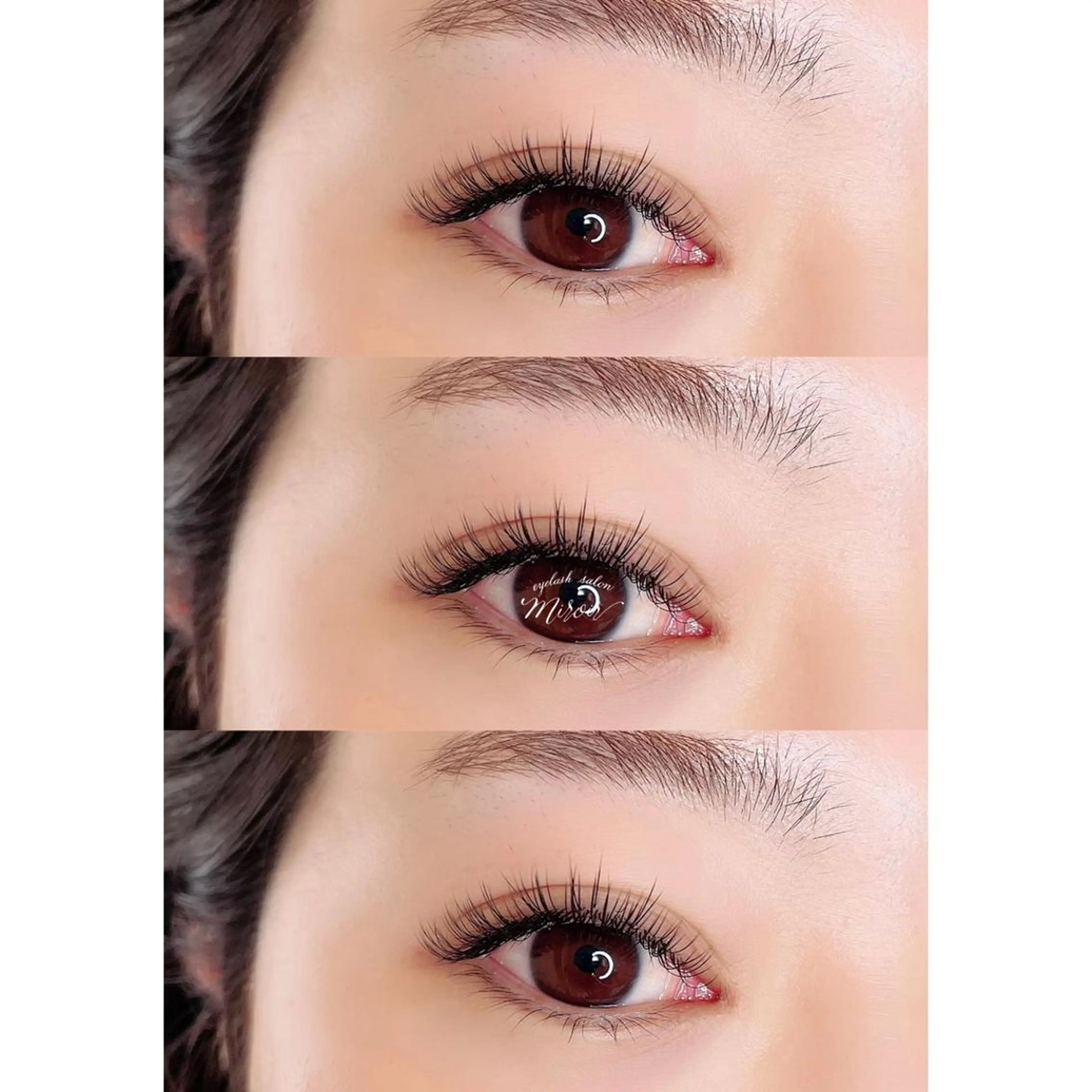 マツエク・マツパ 付け放題 フラットラッシュ マツエク eyelash salon  miroir所属・上下エクステ/マツパ HBL★miroirのマツエク・マツパデザイン