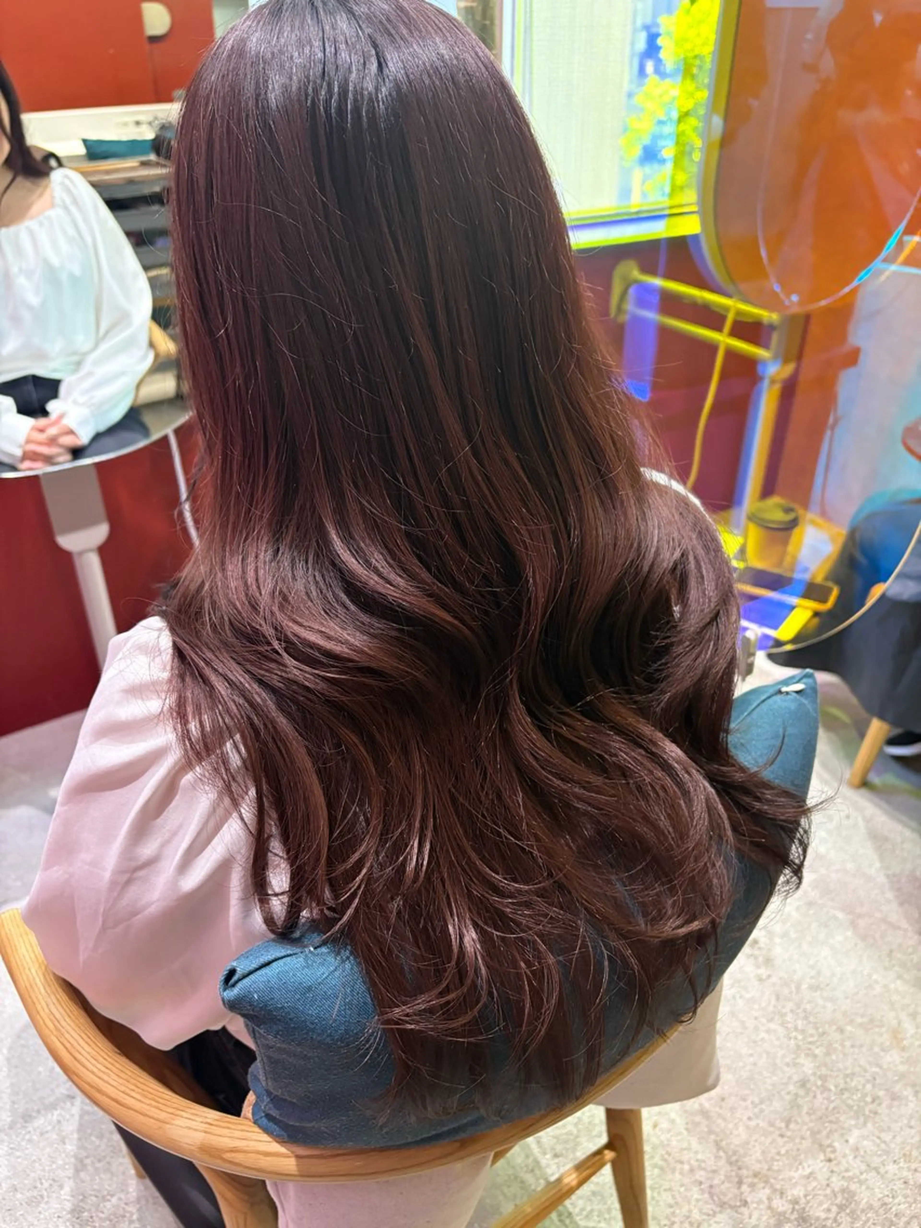 ロング カット ヘアカラー トリートメント レイヤーカット ✨️奥田良太✨️のヘアスタイル