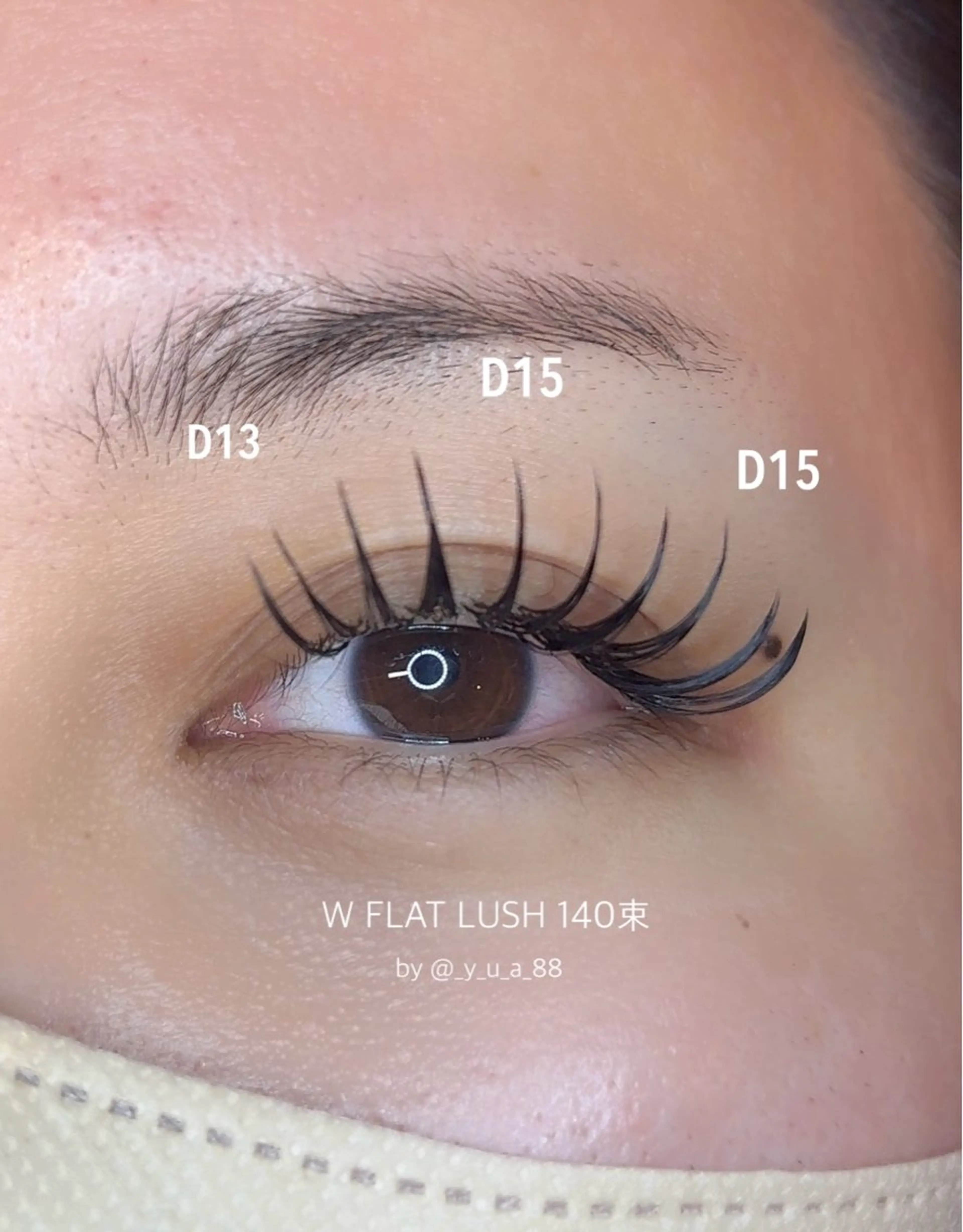 マツエク・マツパ bunny doll所属・YUA bunny_dollのマツエク・マツパデザイン