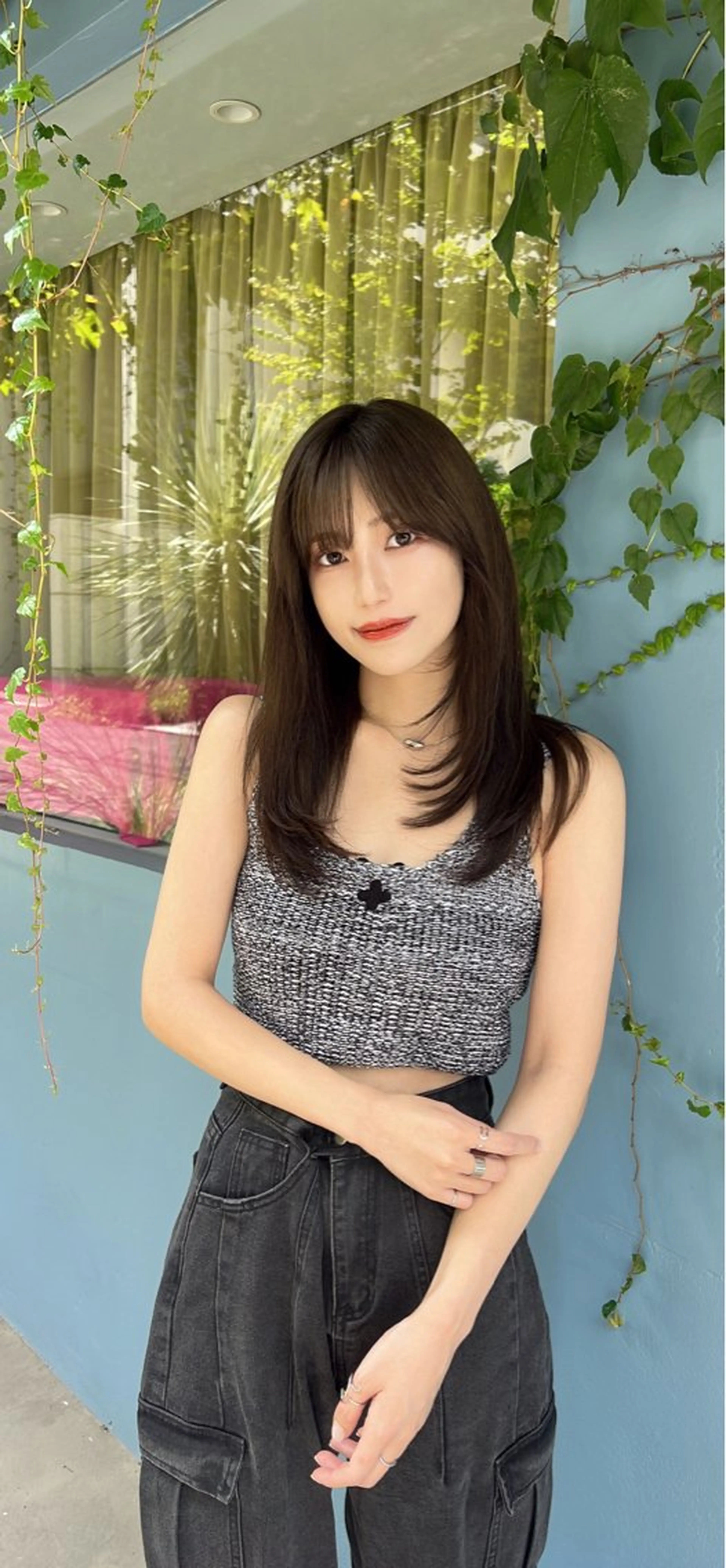 ロング カラー 高島大登/顔周り /レイヤーカットのヘアスタイル