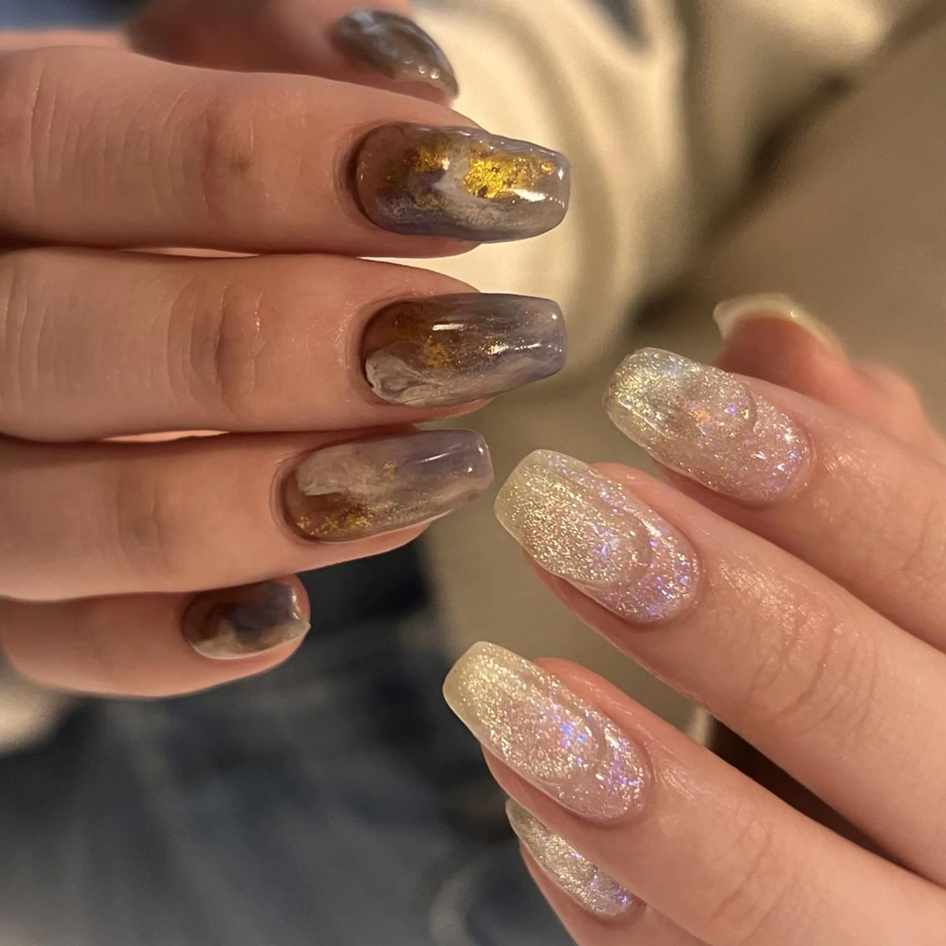 ネイル ニュアンスネイル ハンドネイル nacre nail川崎のネイルデザイン