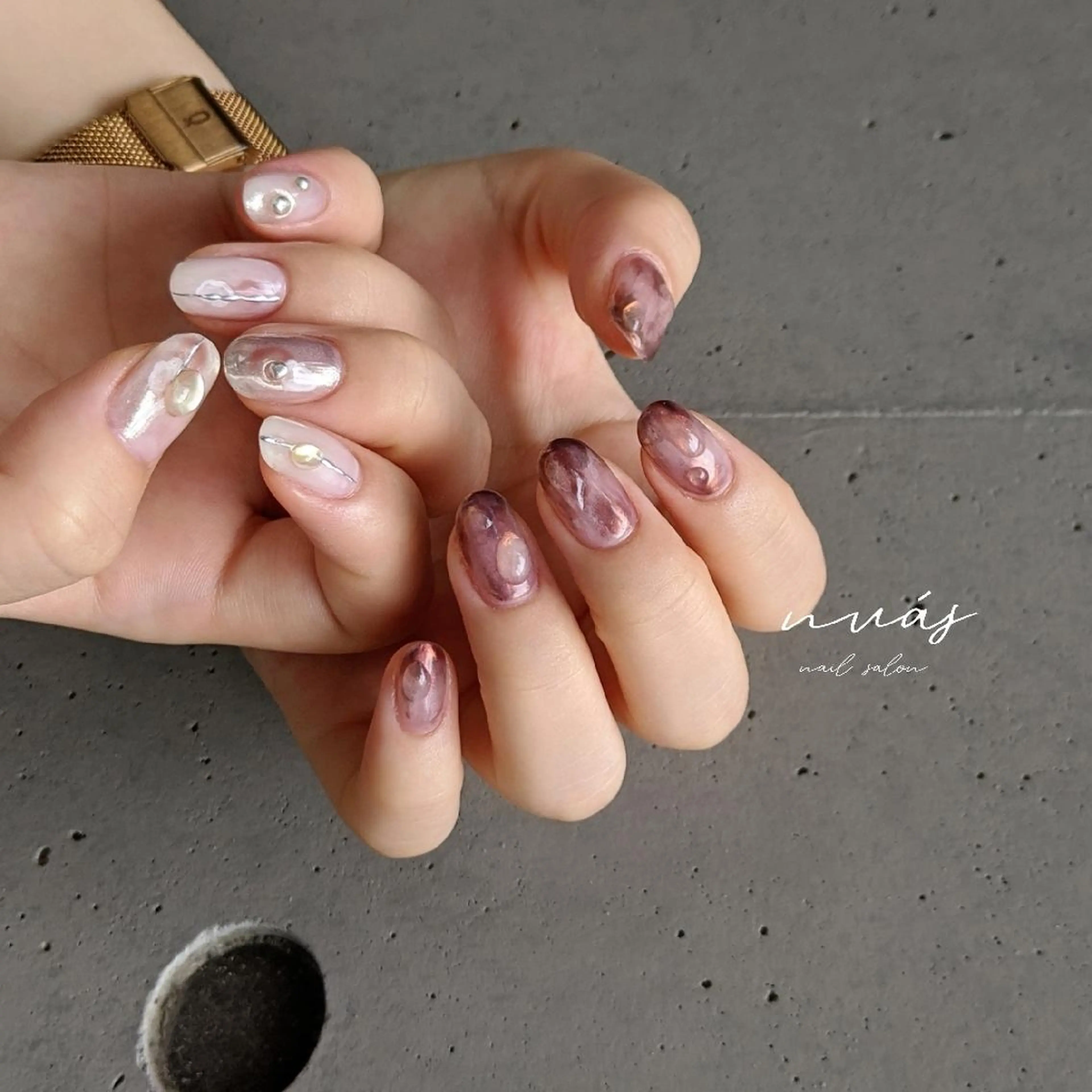 ネイル nuás nail & eyeのネイルデザイン